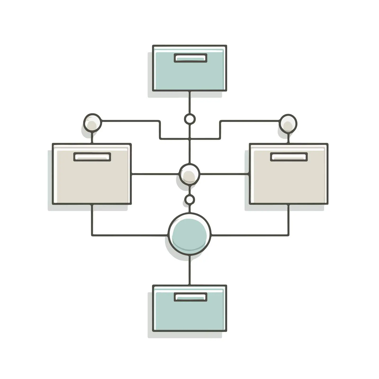 Workflow Icon for Flat Designs — free download from Dotvec