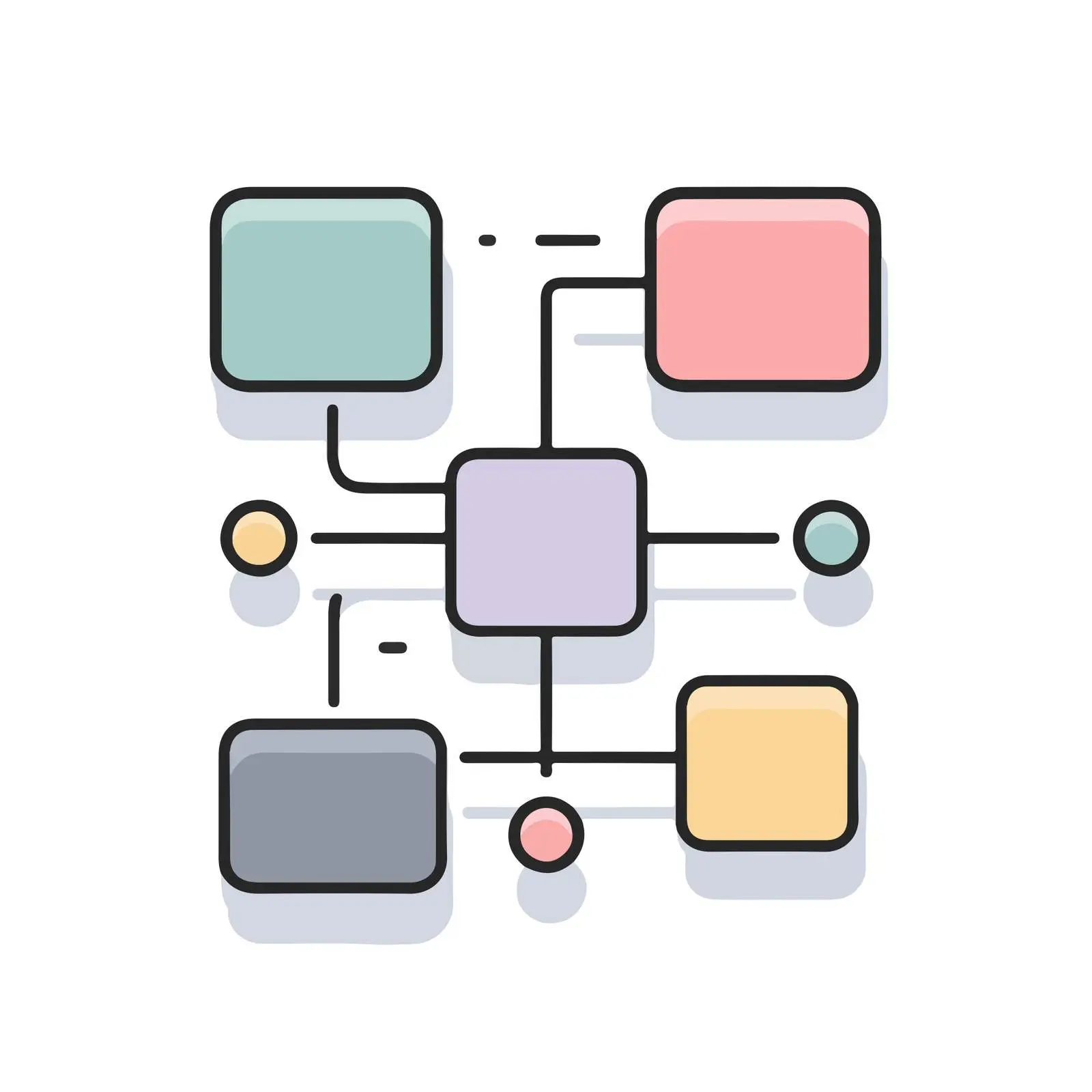 Simple Workflow Icon — free download from Dotvec