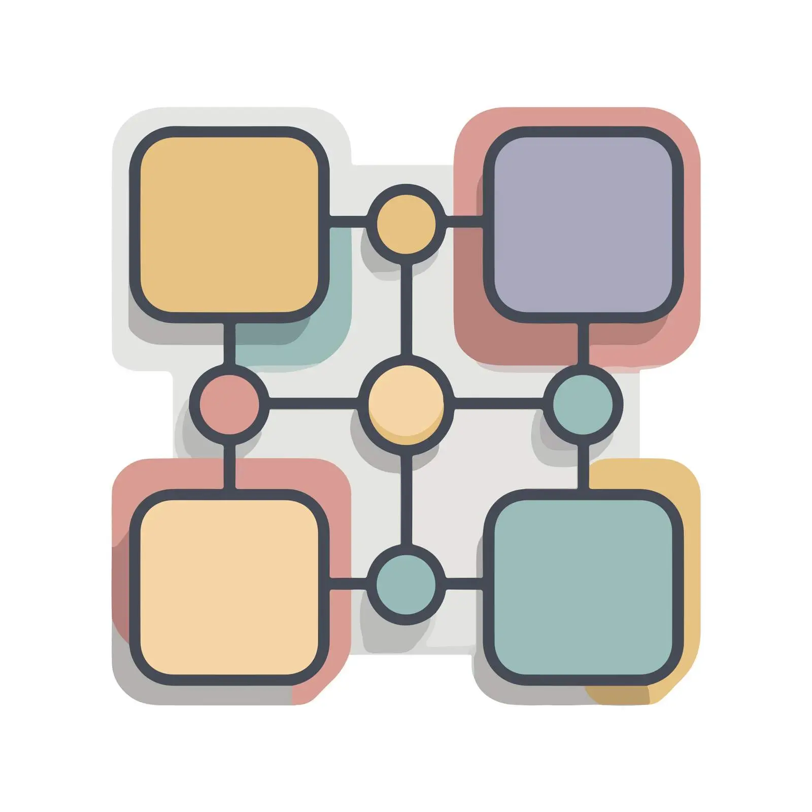 Workflow Outline Icon — free download from Dotvec