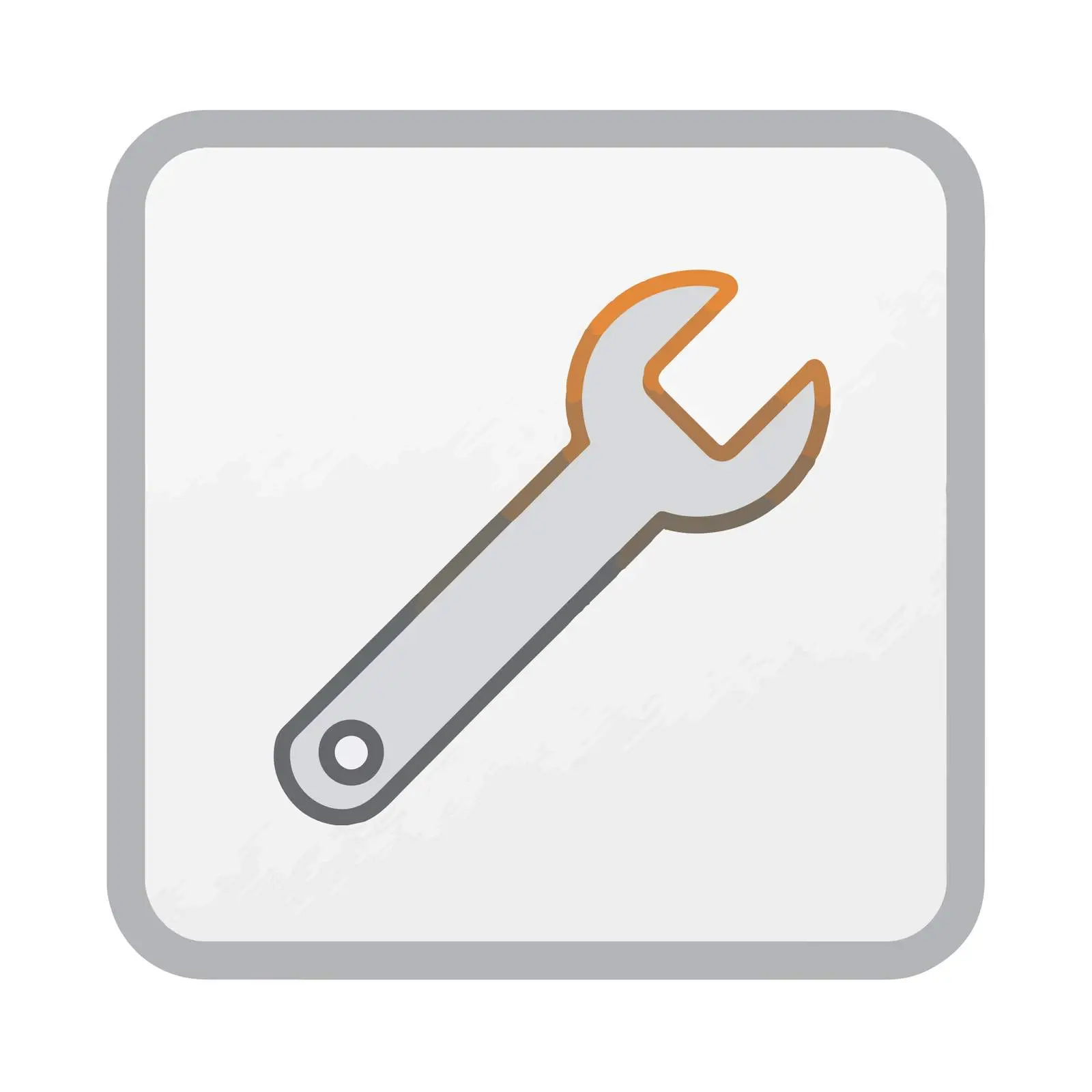Flat Outline Wrench Icon Vector — free download from Dotvec