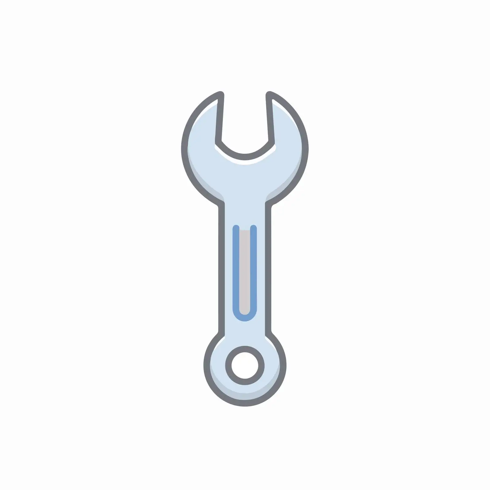 Minimal Wrench Icon — free download from Dotvec