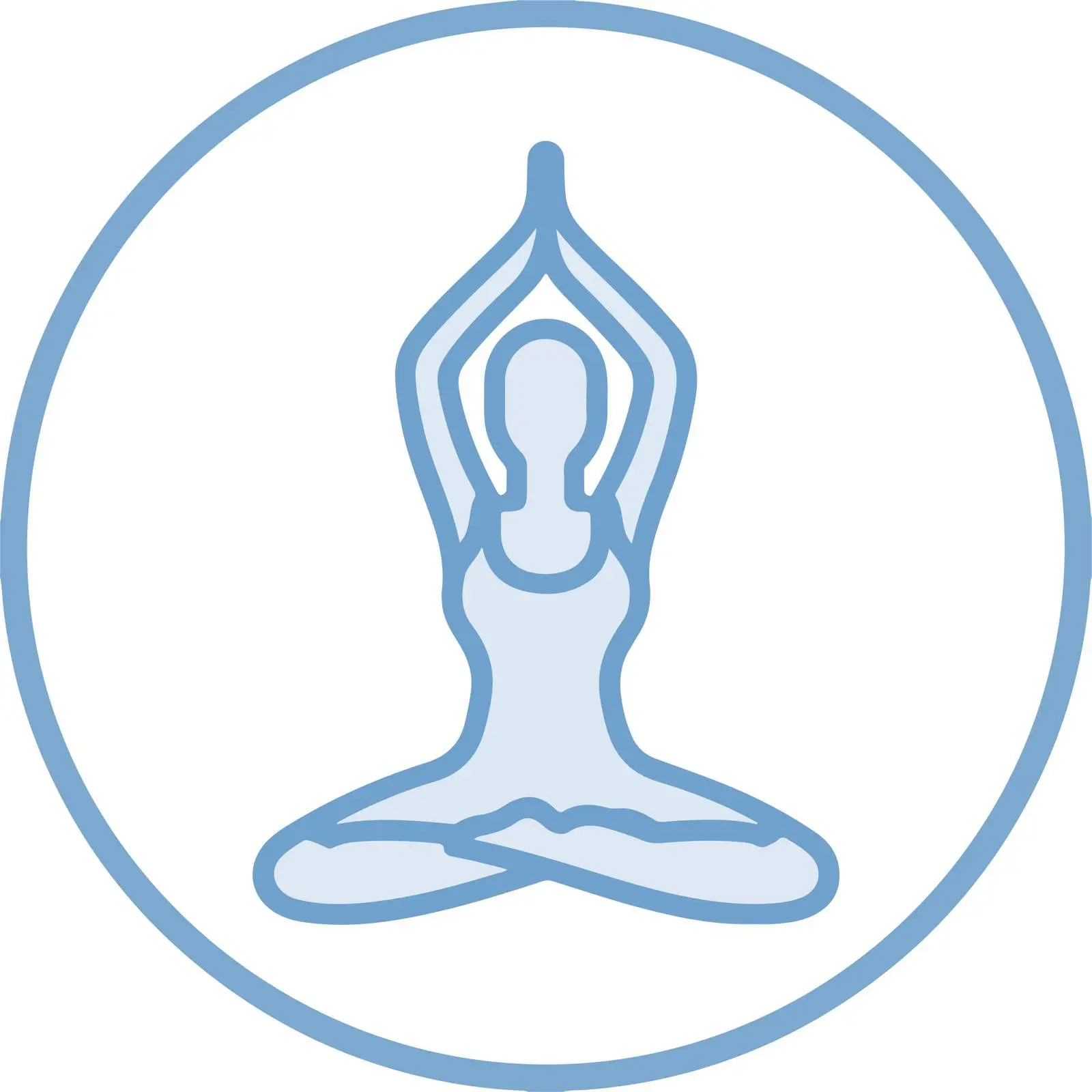 Yoga Pose Icon — free download from Dotvec