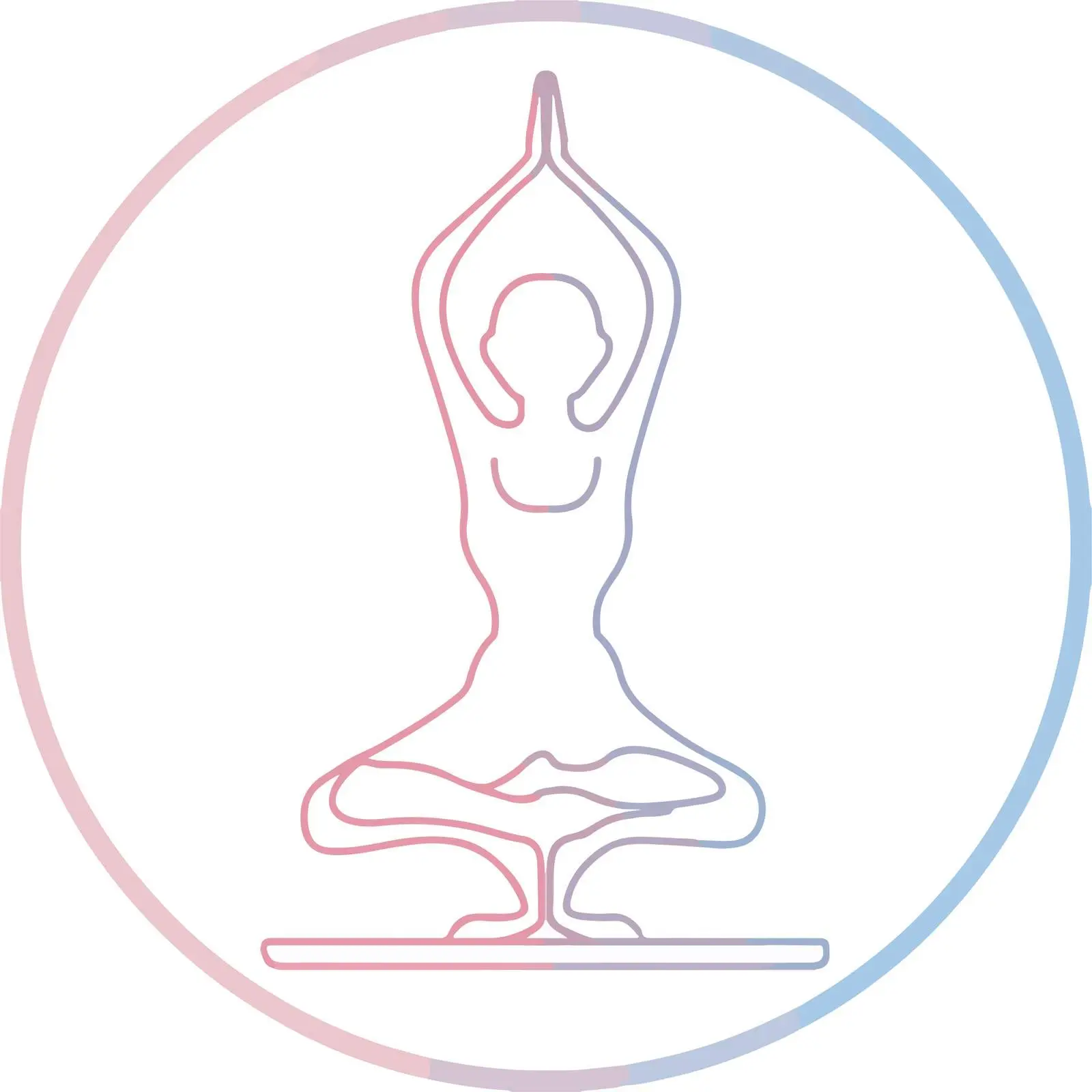 Yoga Pose Icon — free download from Dotvec