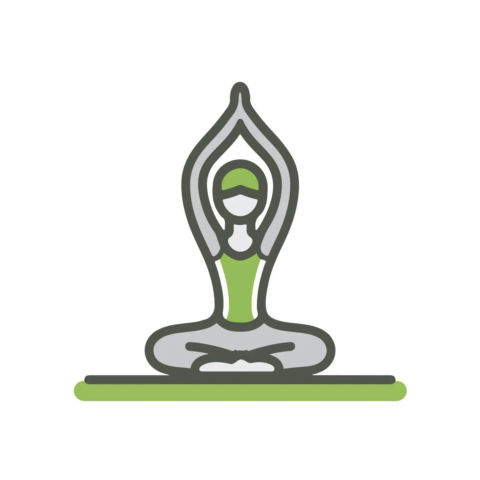 Yoga Pose Icon Design — free download from Dotvec