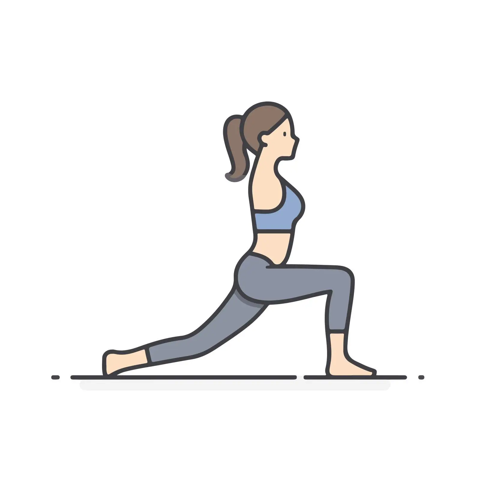 Yoga Pose Icon — free download from Dotvec