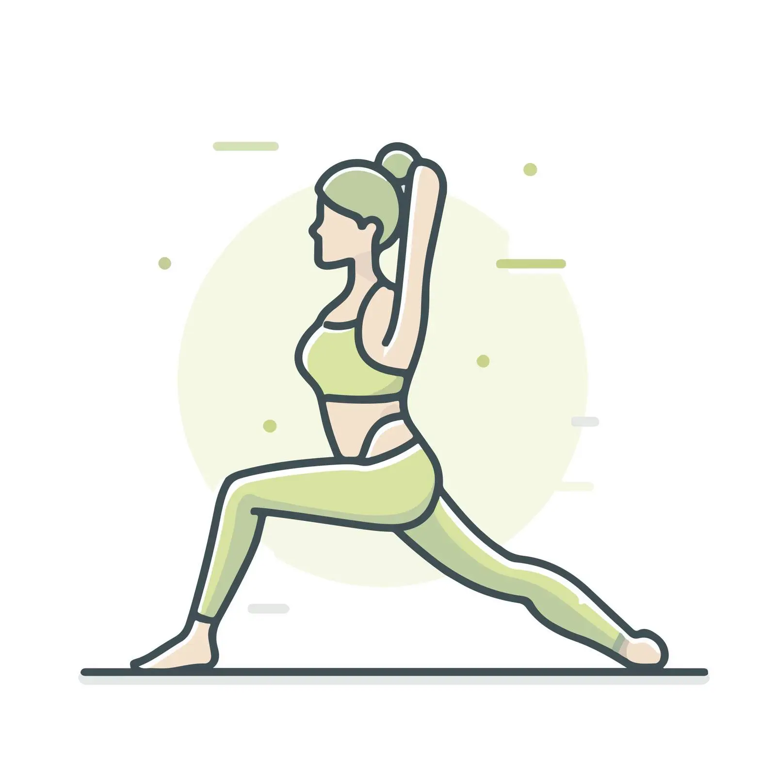 Yoga Pose Icon Design — free download from Dotvec