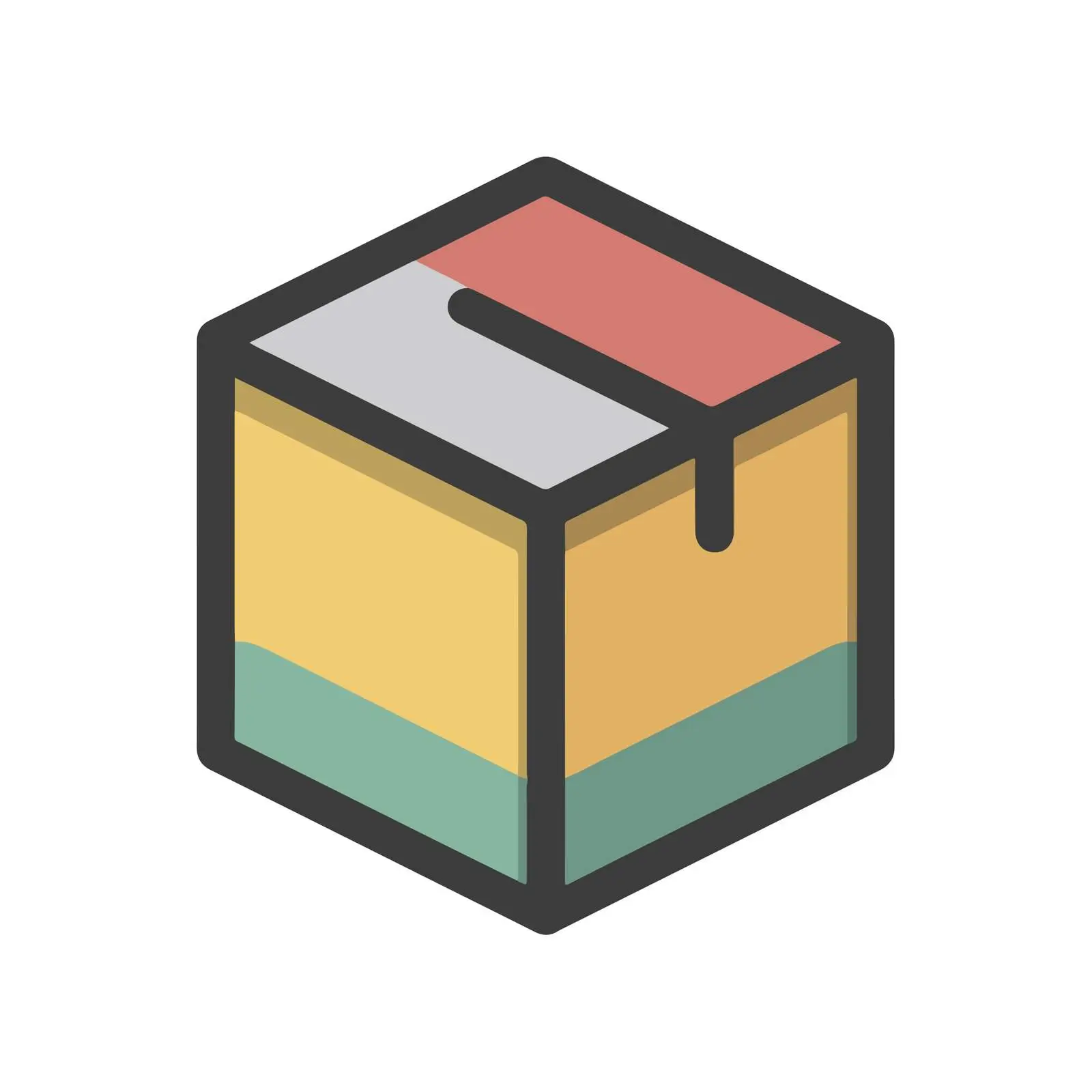 Package Flat Vector Icon — free download from Dotvec