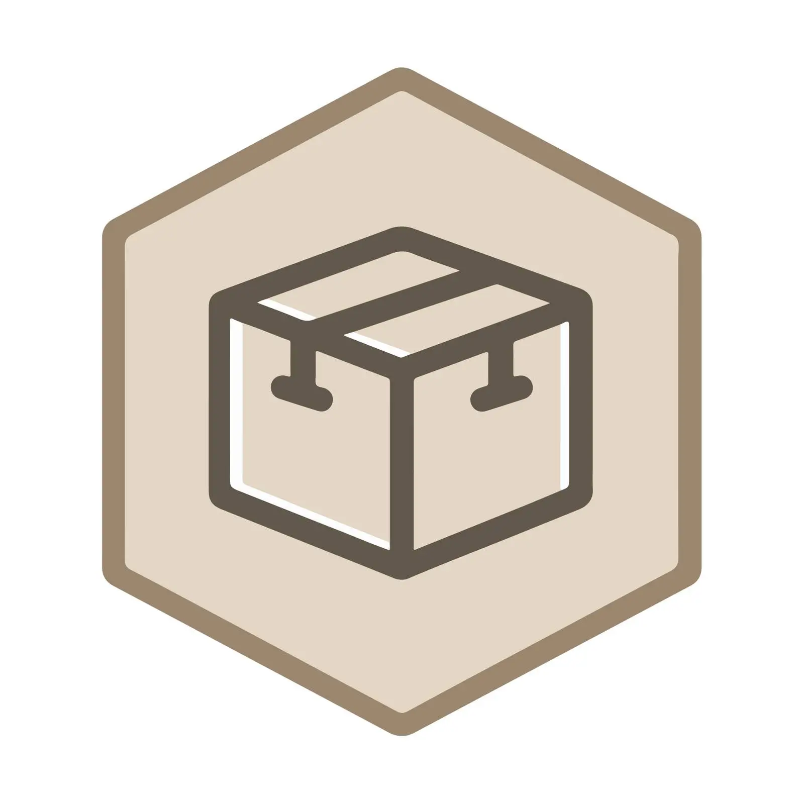 Flat Package Icon for Professional Use — free download from Dotvec