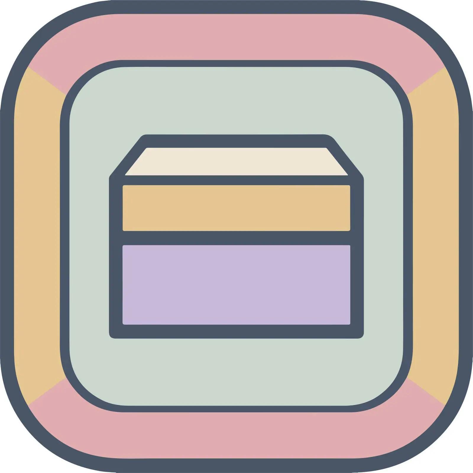 Package Pictogram in Pastel Flat Design — free download from Dotvec