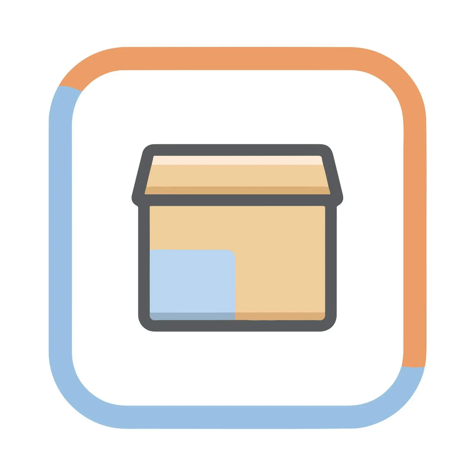 Package Pictogram Flat Design Icon — free download from Dotvec