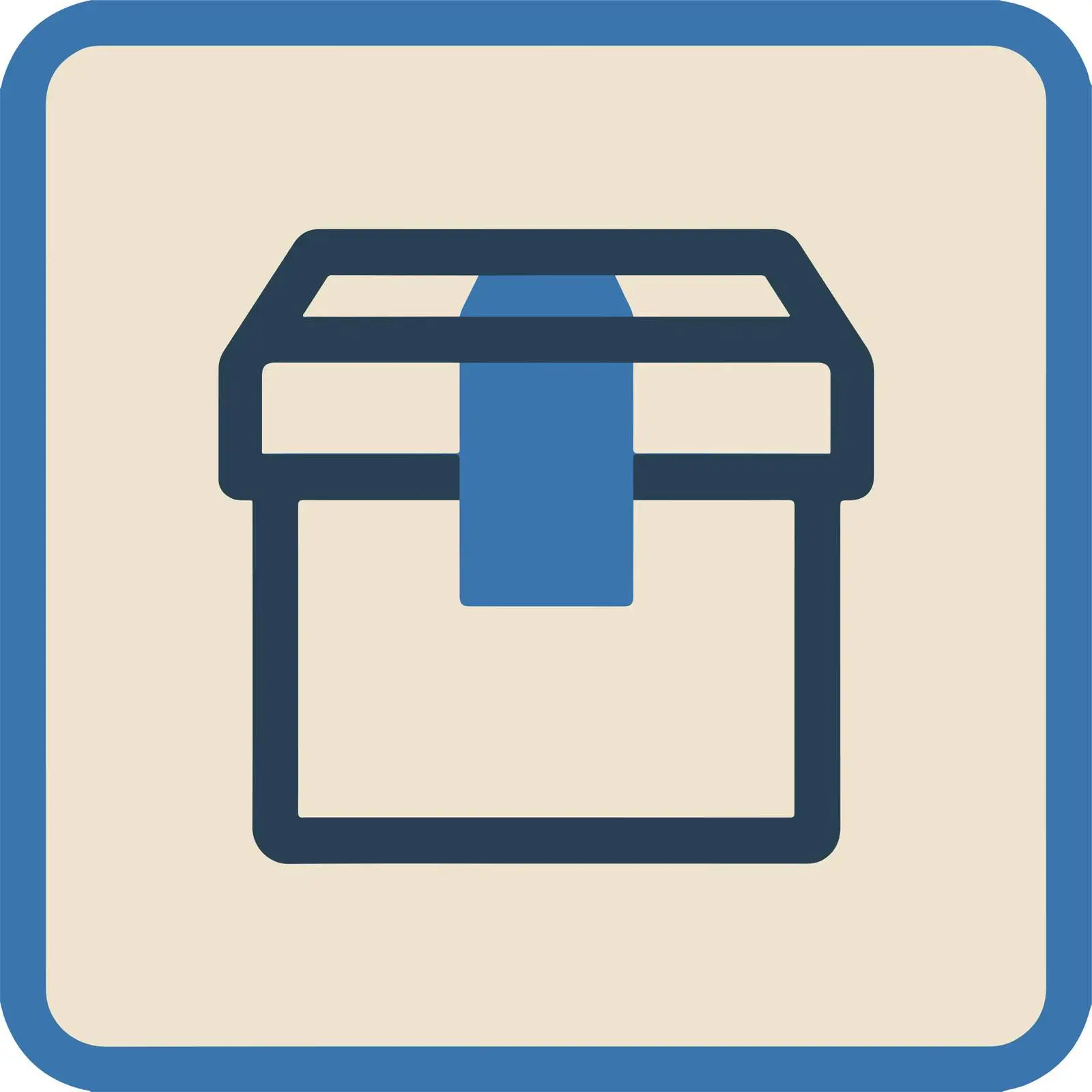 Minimal Package Icon Design — free download from Dotvec