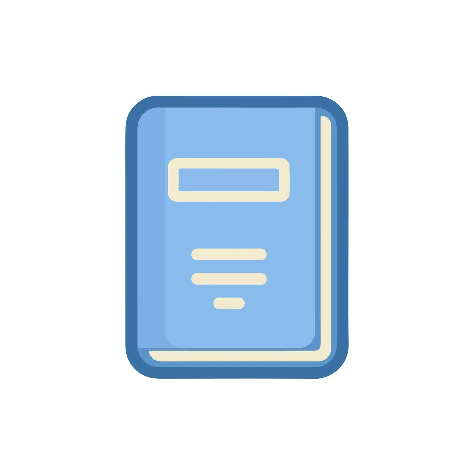 Minimal Passport Icon — free download from Dotvec