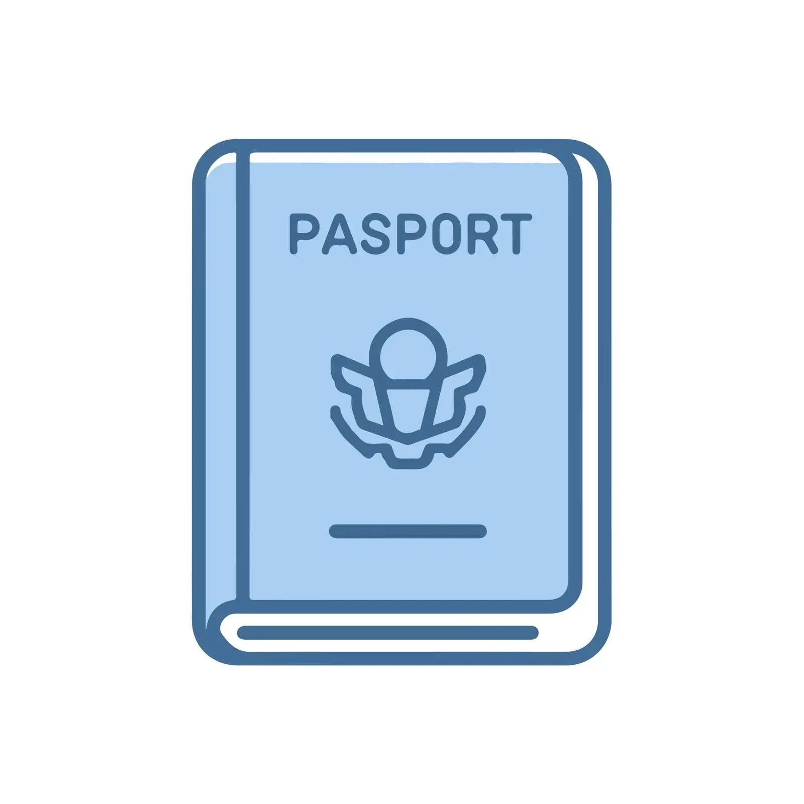 Minimal Passport Icon — free download from Dotvec
