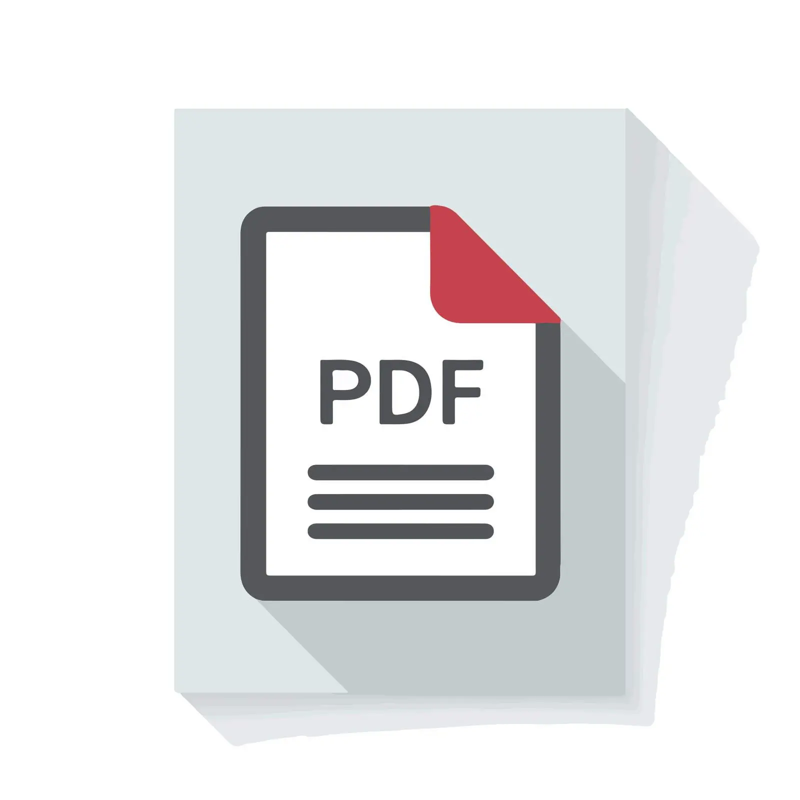 PDF File Icon Design — free download from Dotvec