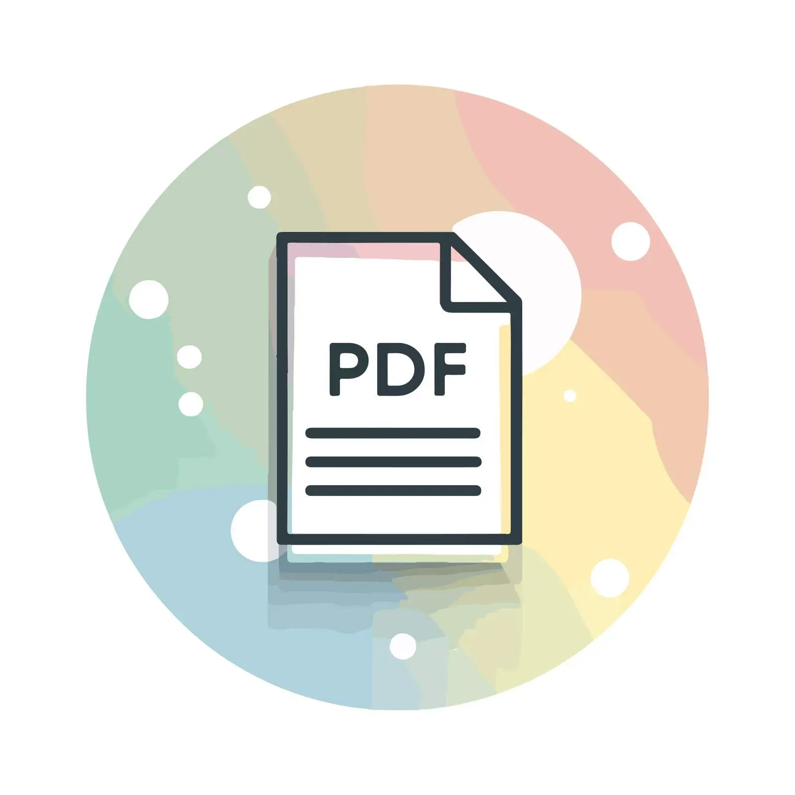PDF File Icon Design — free download from Dotvec