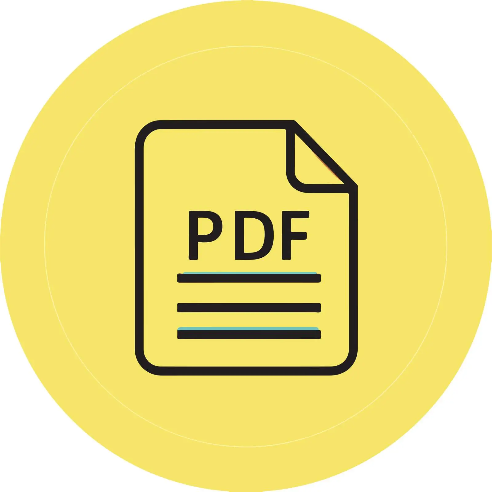 PDF File Icon Design — free download from Dotvec