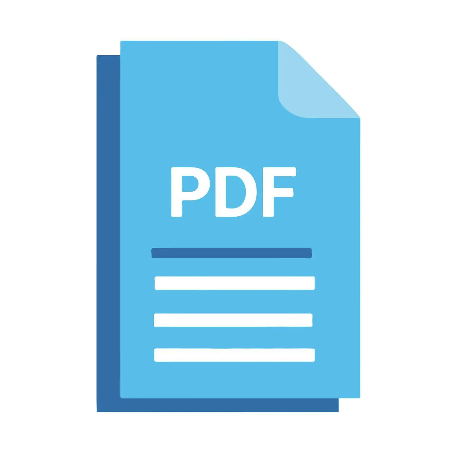 PDF File Icon Design — free download from Dotvec