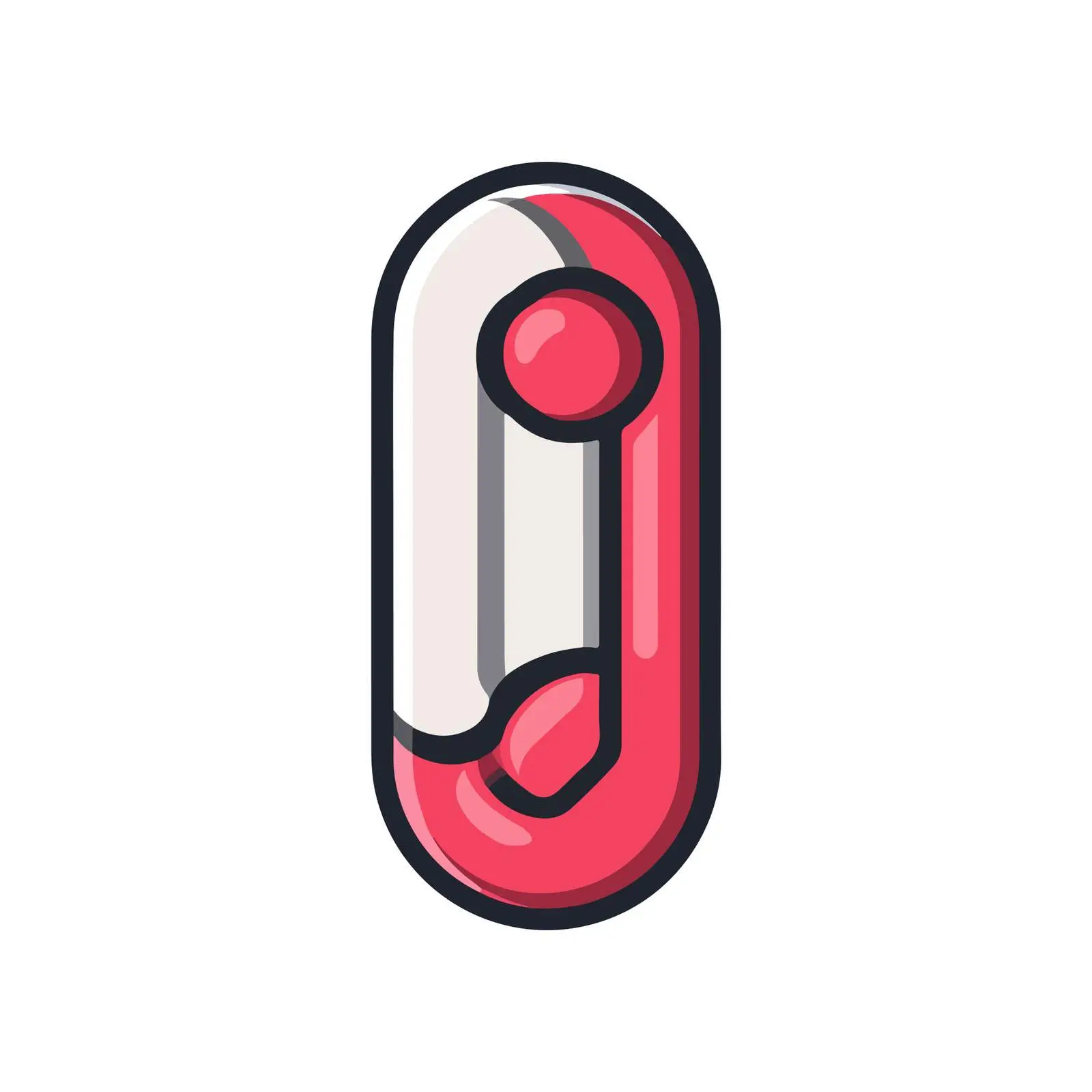 Phone Handset Monoline Icon — free download from Dotvec