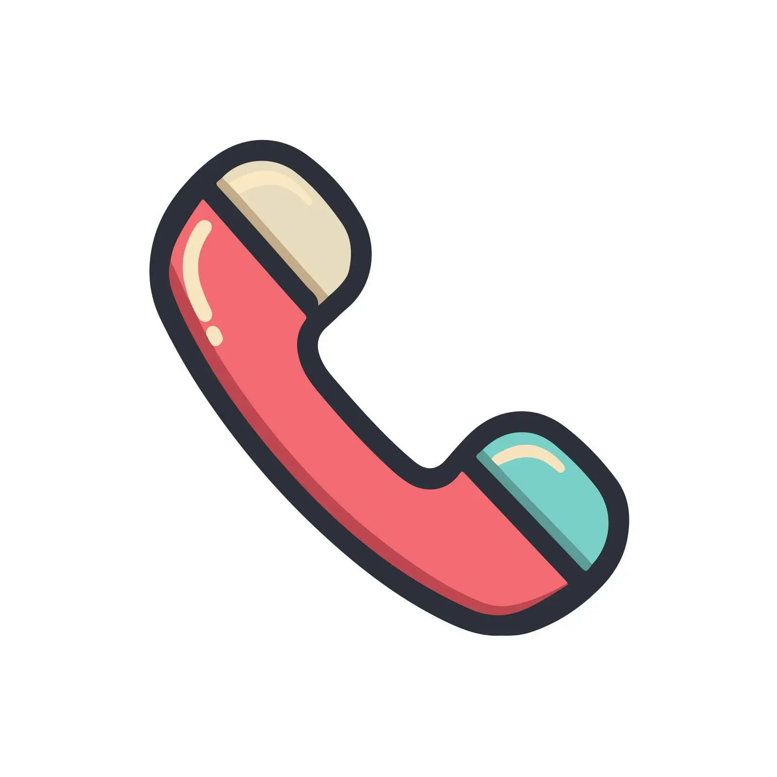 Phone Handset Icon — free download from Dotvec