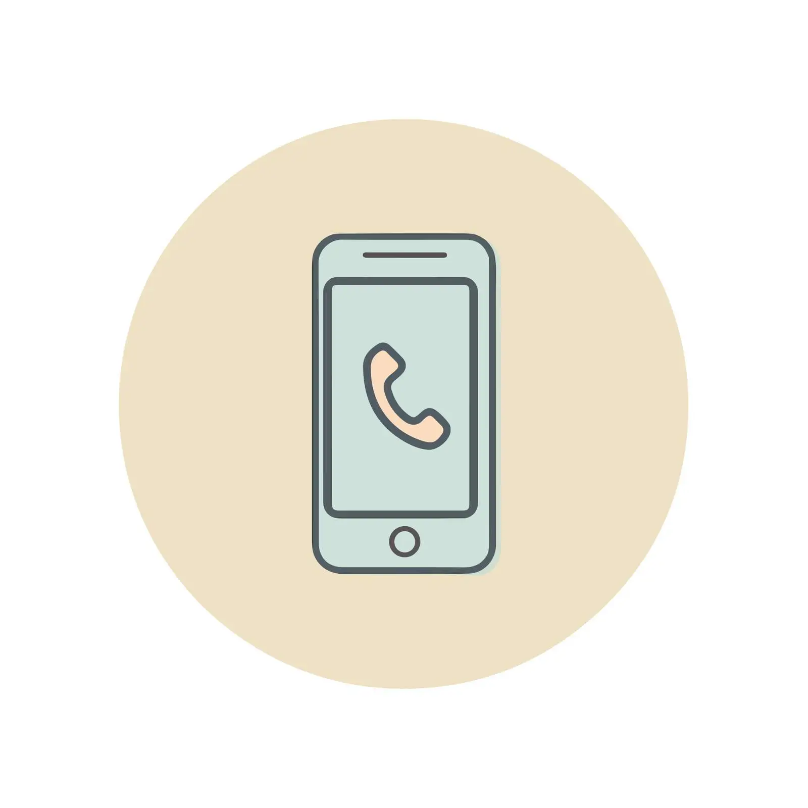 Phone Handset Icon — free download from Dotvec