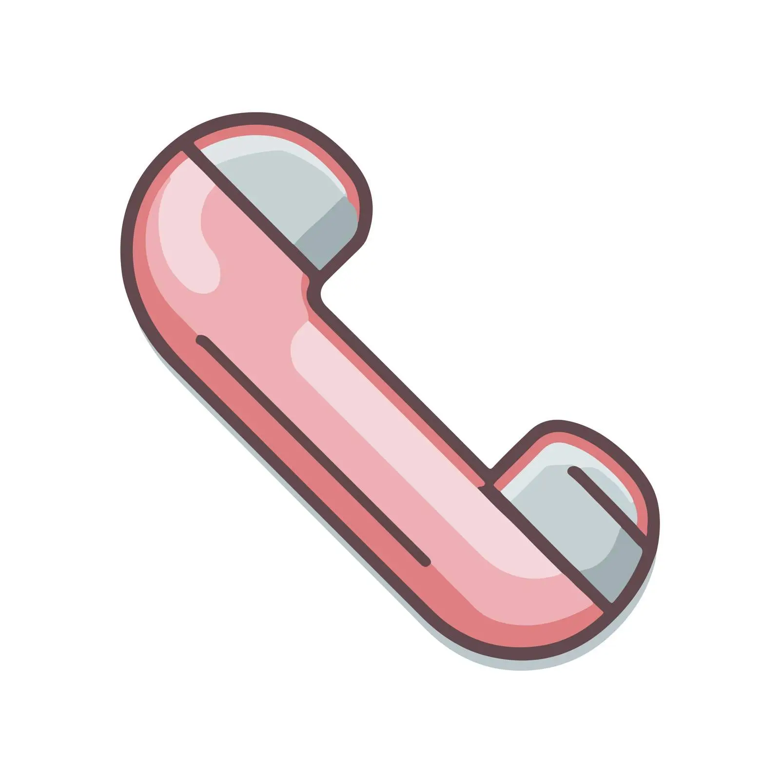 Phone Handset Pictogram Design — free download from Dotvec