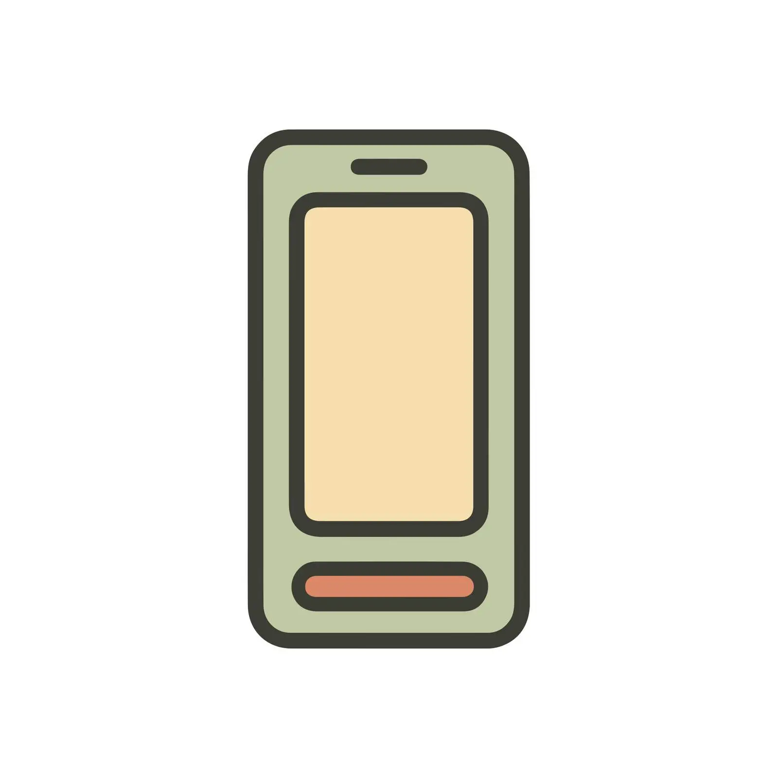Phone Handset Flat Icon — free download from Dotvec