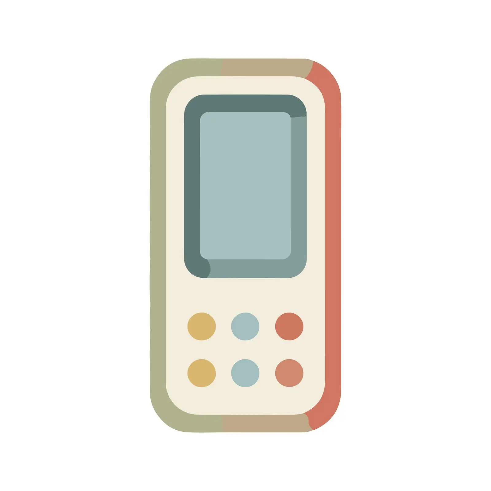 Phone Handset Flat Design Icon — free download from Dotvec