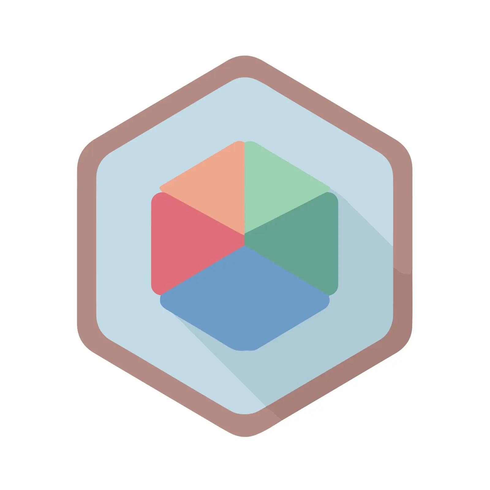 Pie Chart Flat Design Icon — free download from Dotvec
