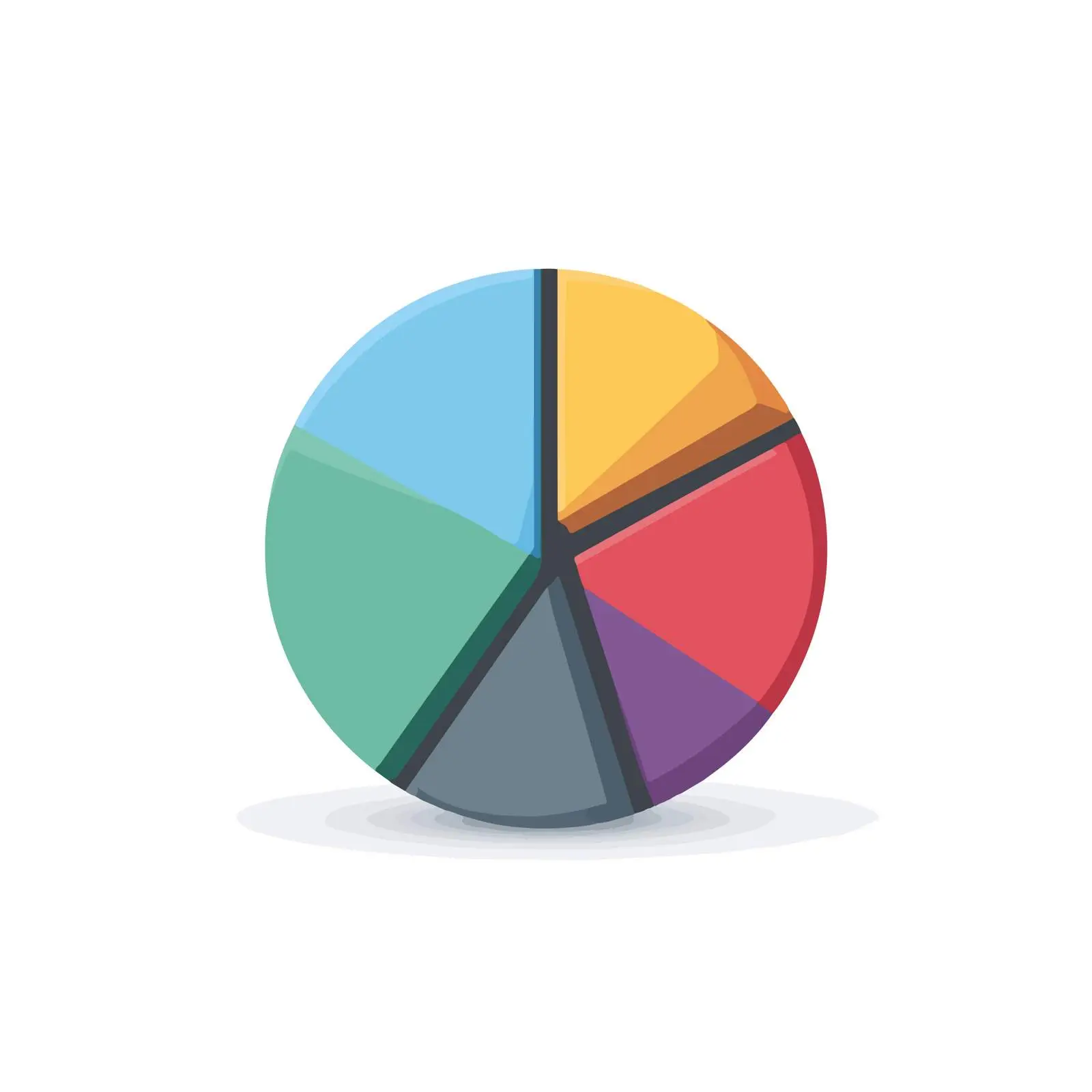 Pie Chart Icon for Clean UI — free download from Dotvec