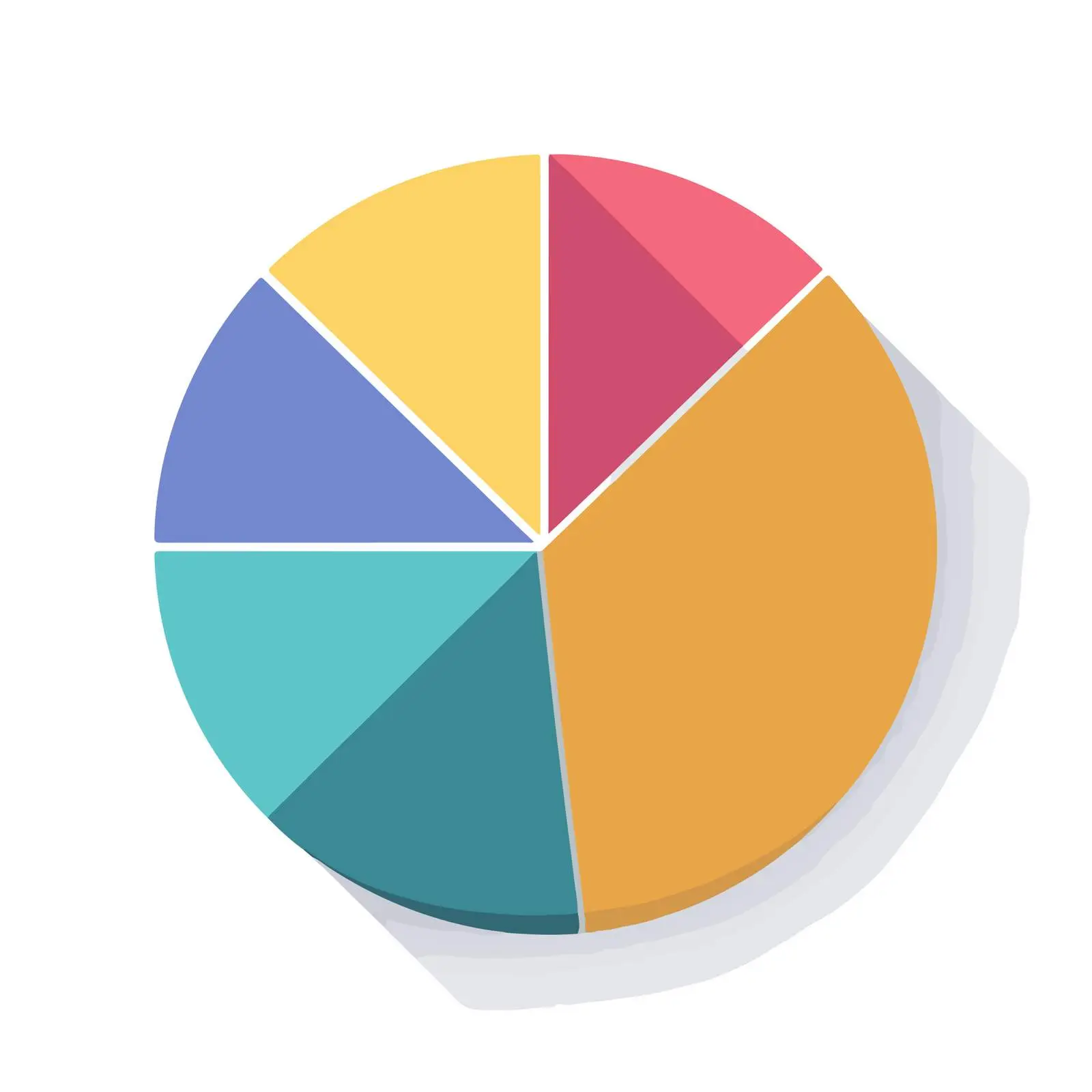 Pie Chart Icon for Clean UI — free download from Dotvec
