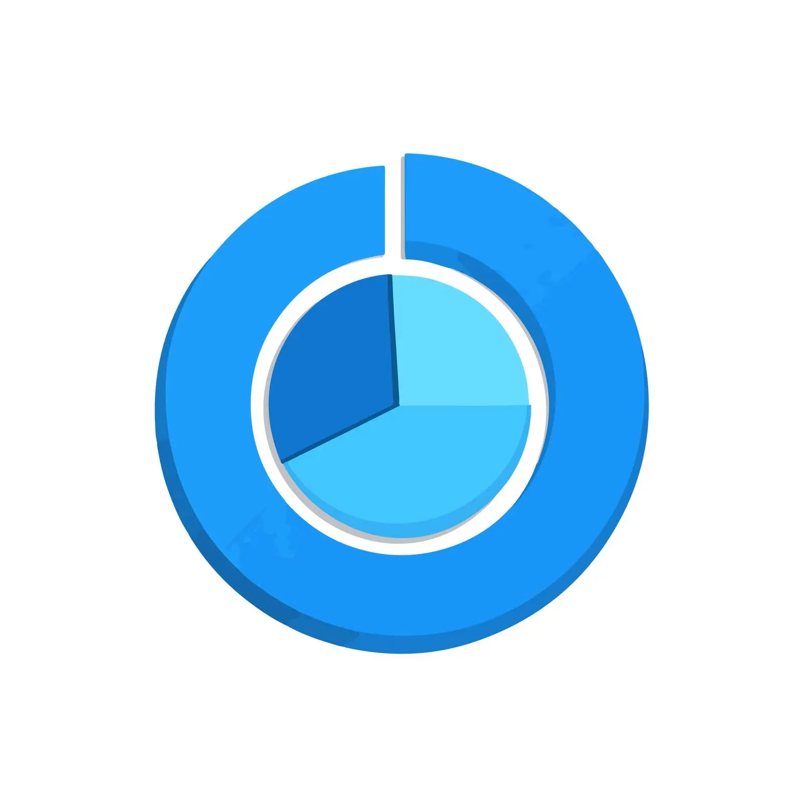 Pie Chart Icon Clean Design — free download from Dotvec