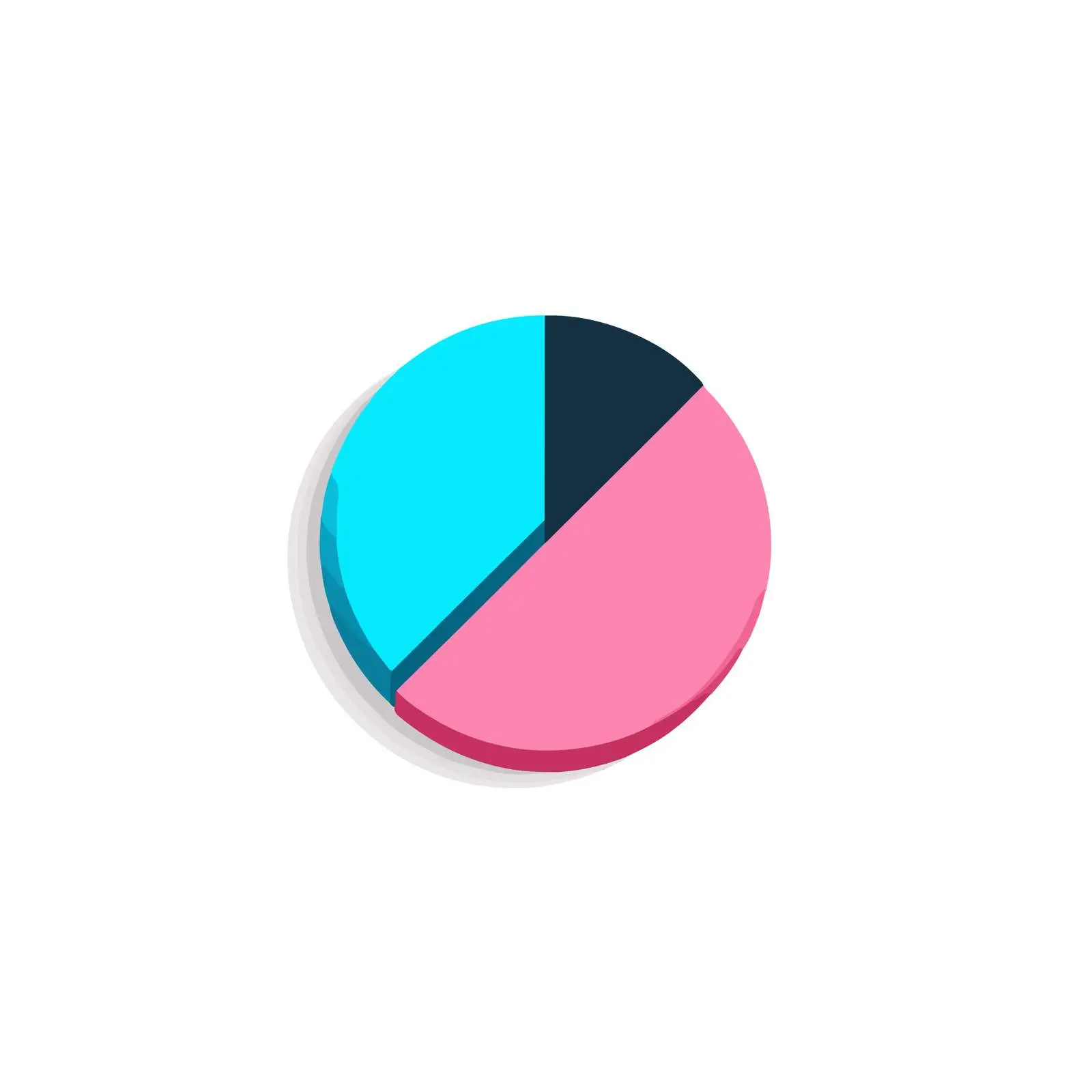 Minimalist Pie Chart Icon — free download from Dotvec