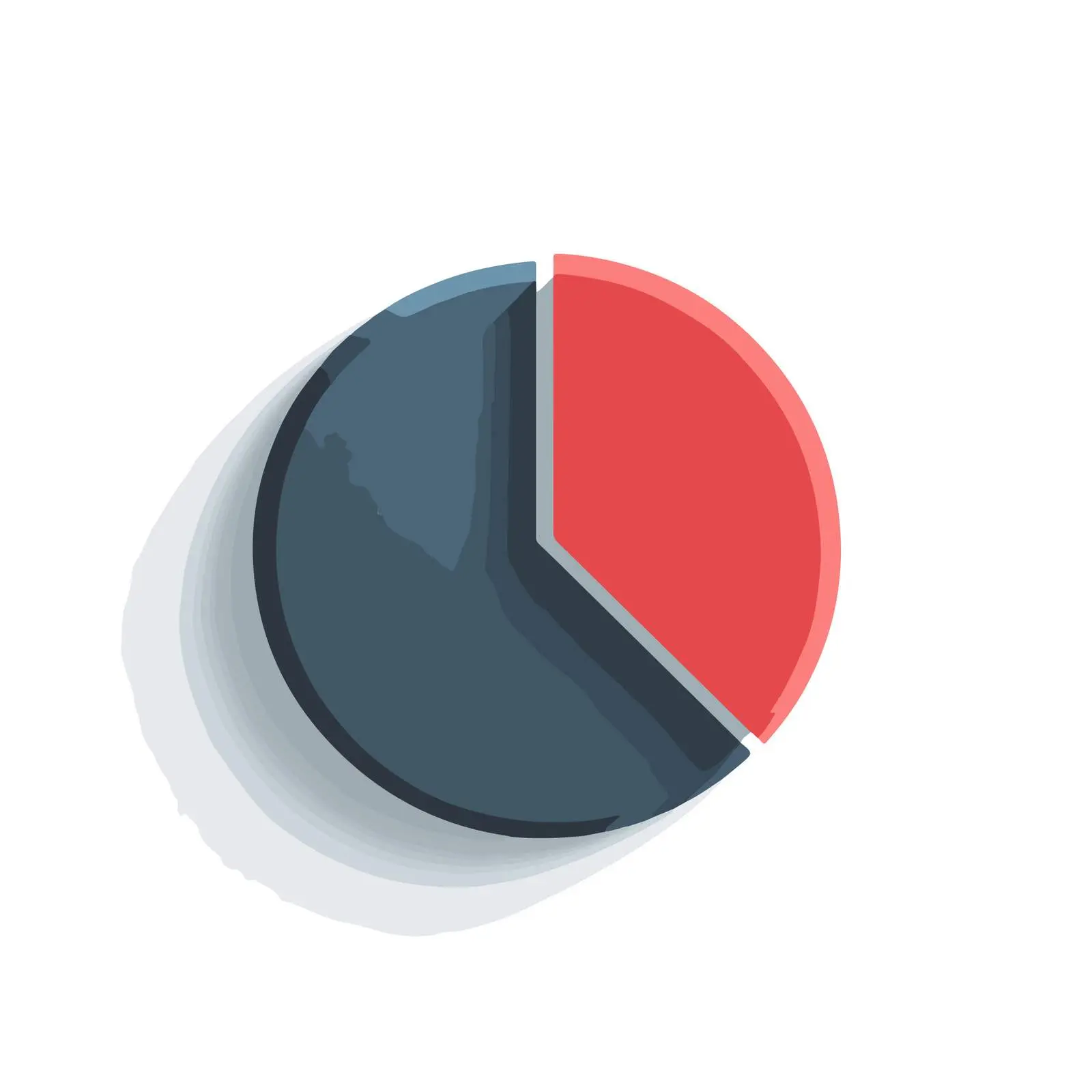 Minimalist Pie Chart Icon — free download from Dotvec