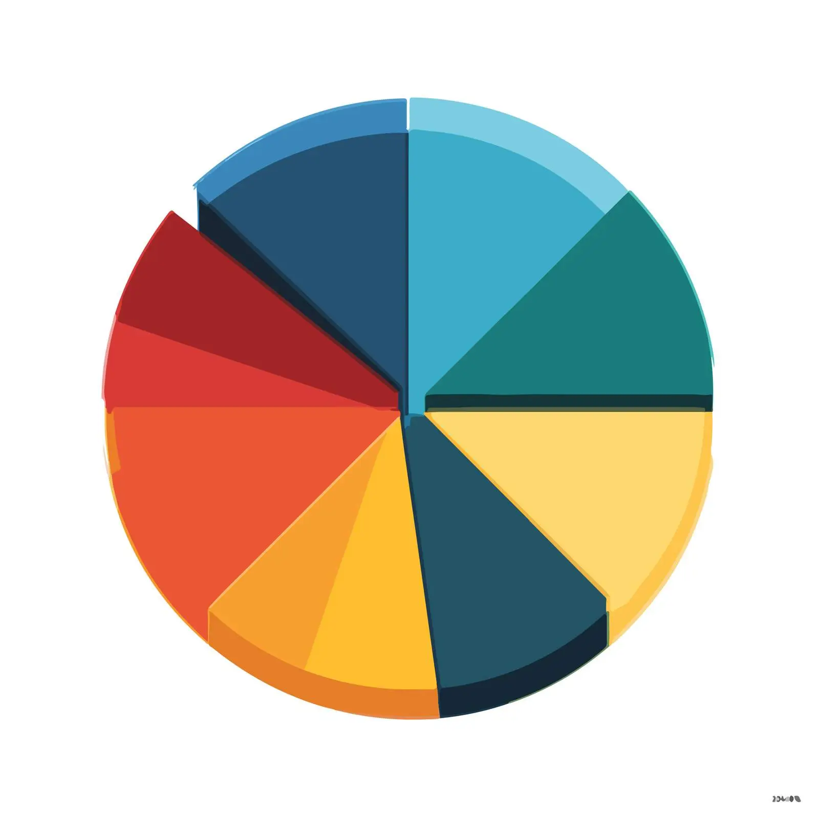 Pie Chart Icon for Data Analysis — free download from Dotvec