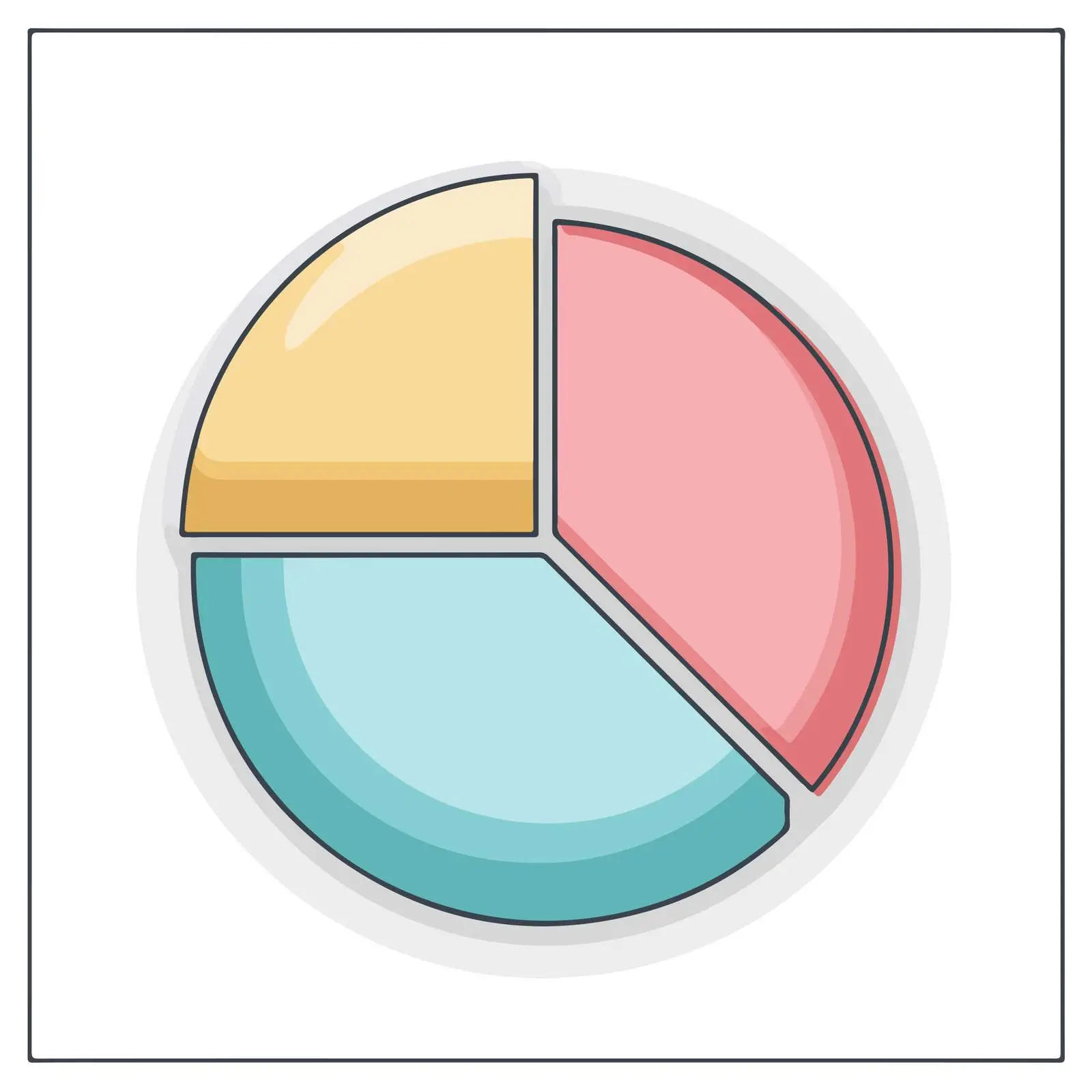 Pie Chart Icon Design — free download from Dotvec