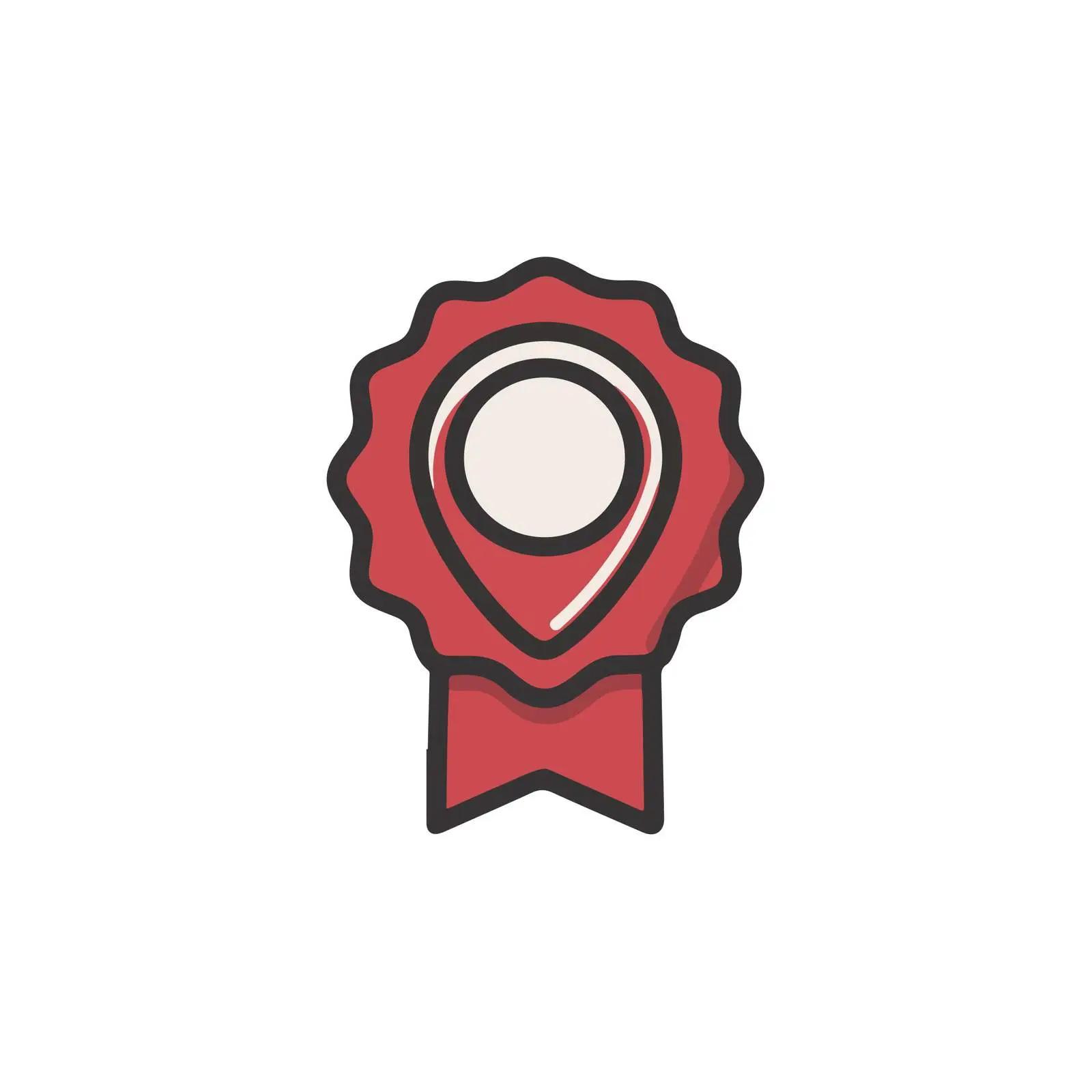 Pin Icon Flat Design — free download from Dotvec