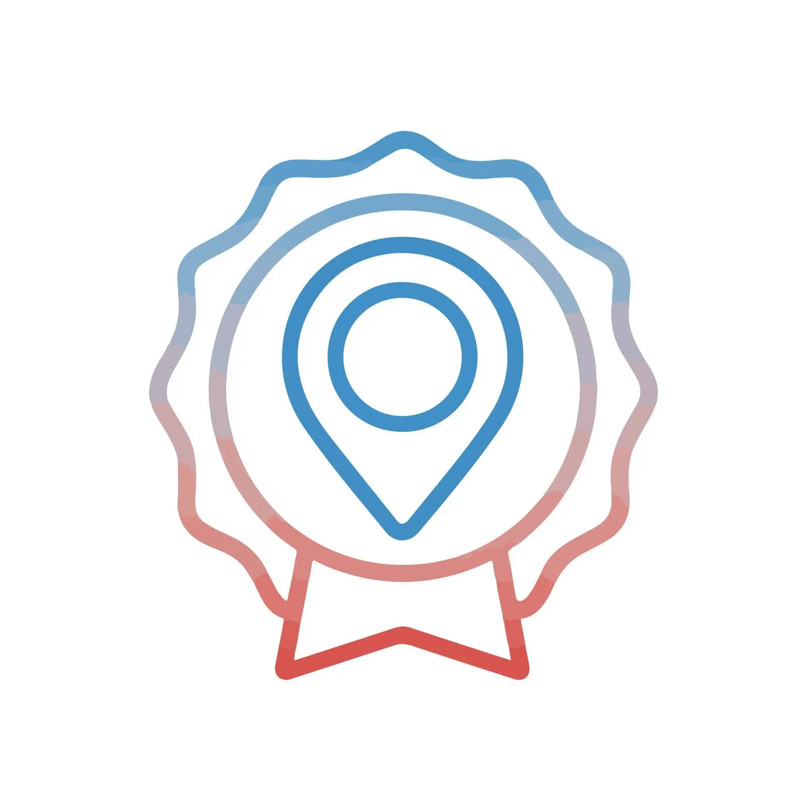 Flat Pin Icon Design Palette — free download from Dotvec