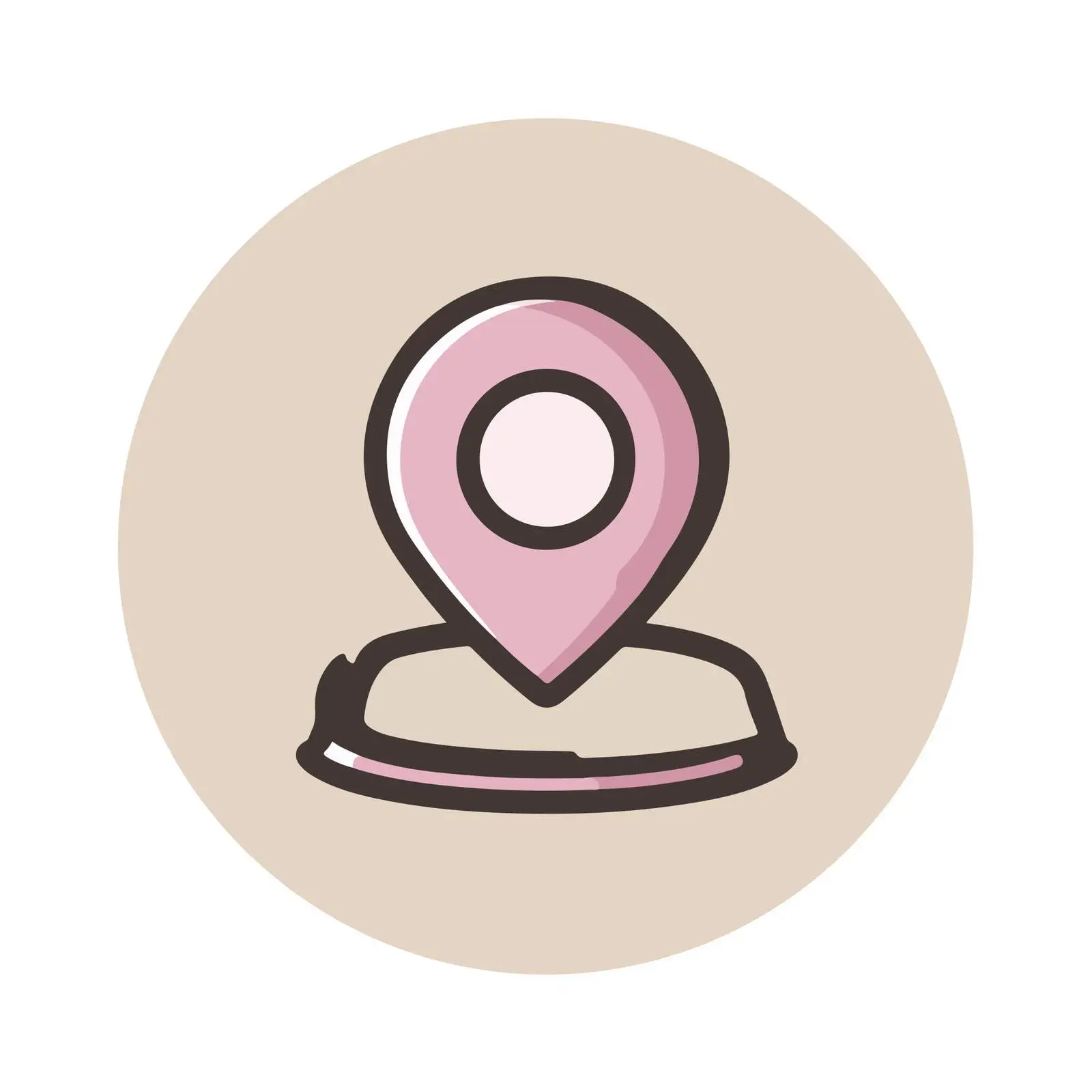 Pin Icon Flat Design — free download from Dotvec