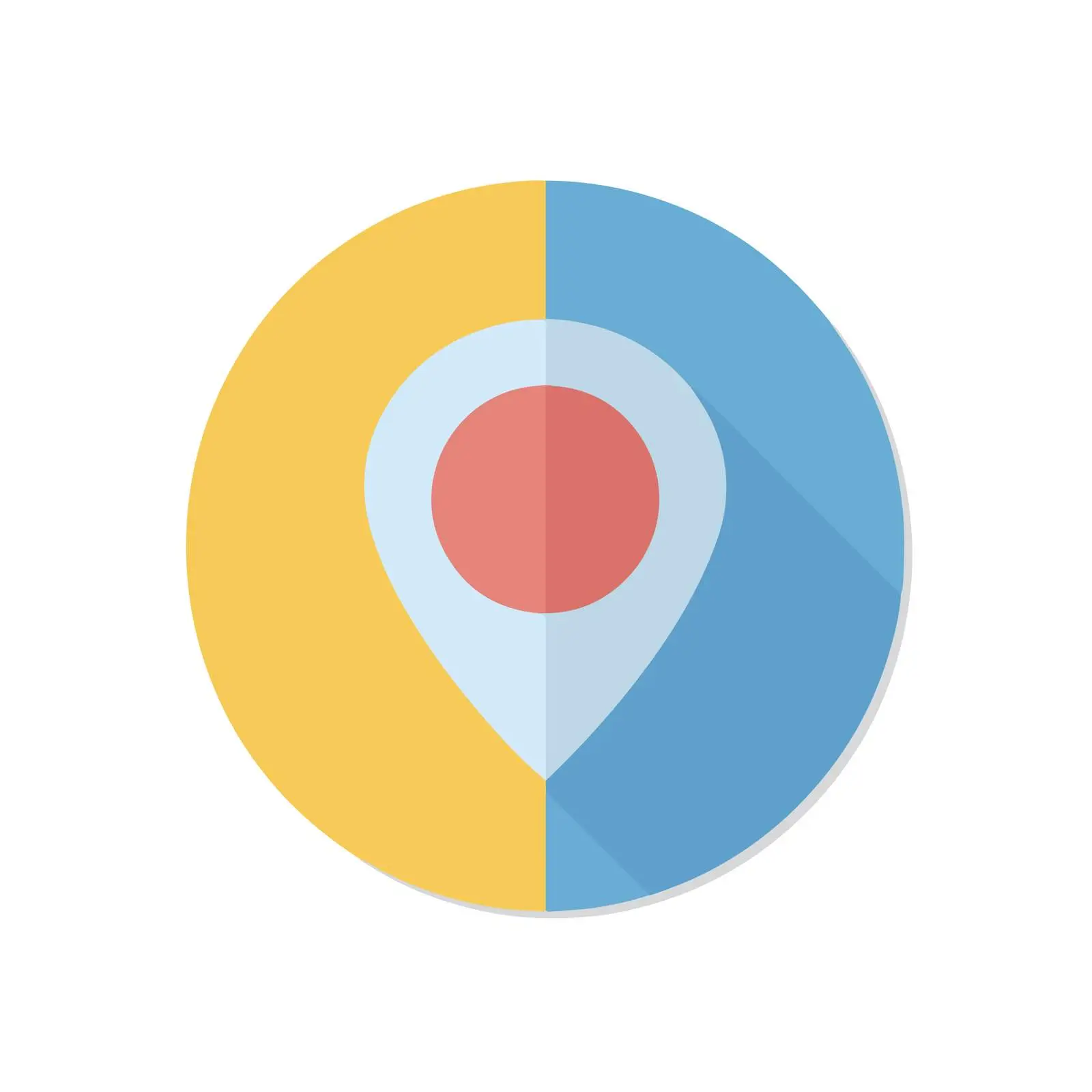 Flat Pin Pictogram Icon — free download from Dotvec