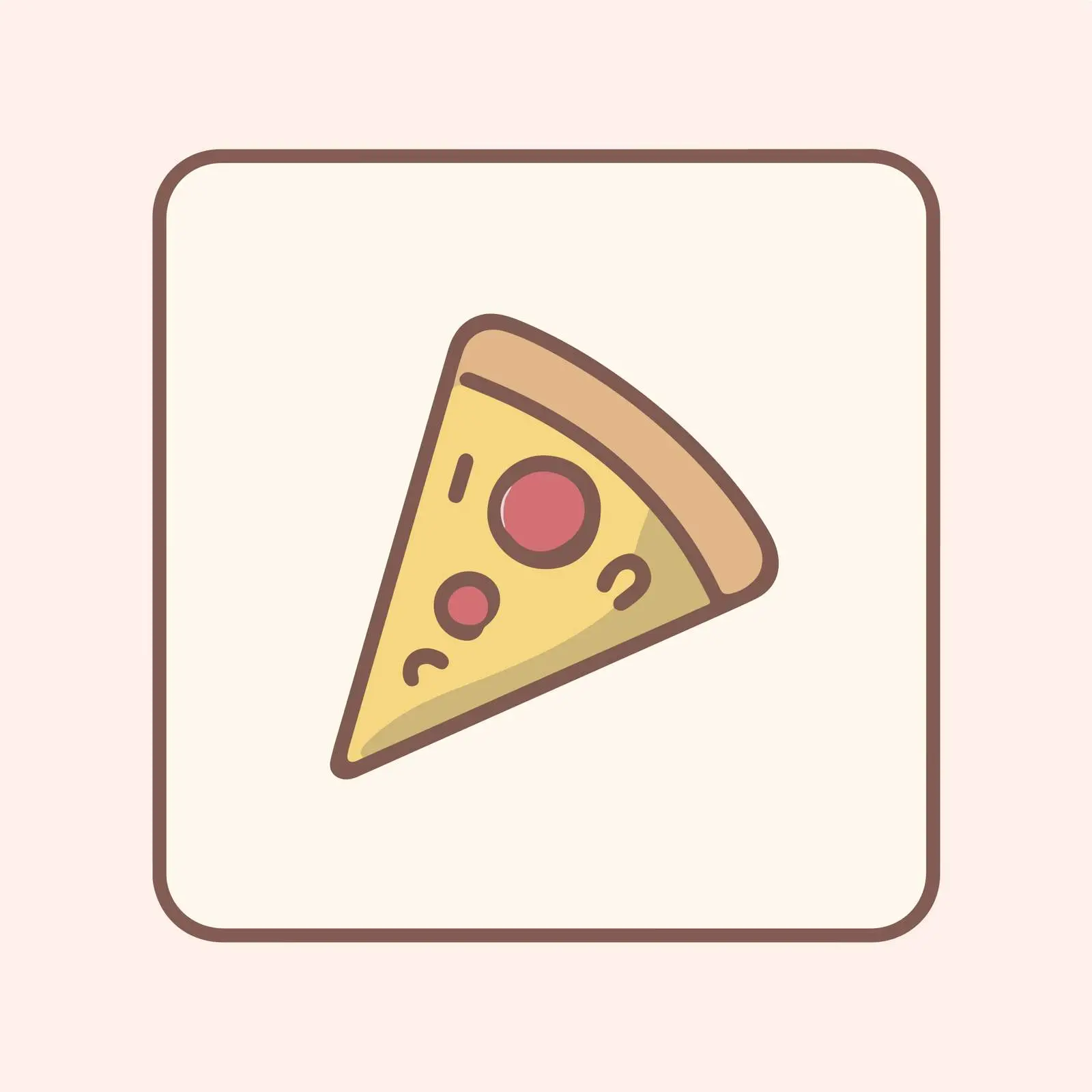 Pizza Slice Icon Design — free download from Dotvec