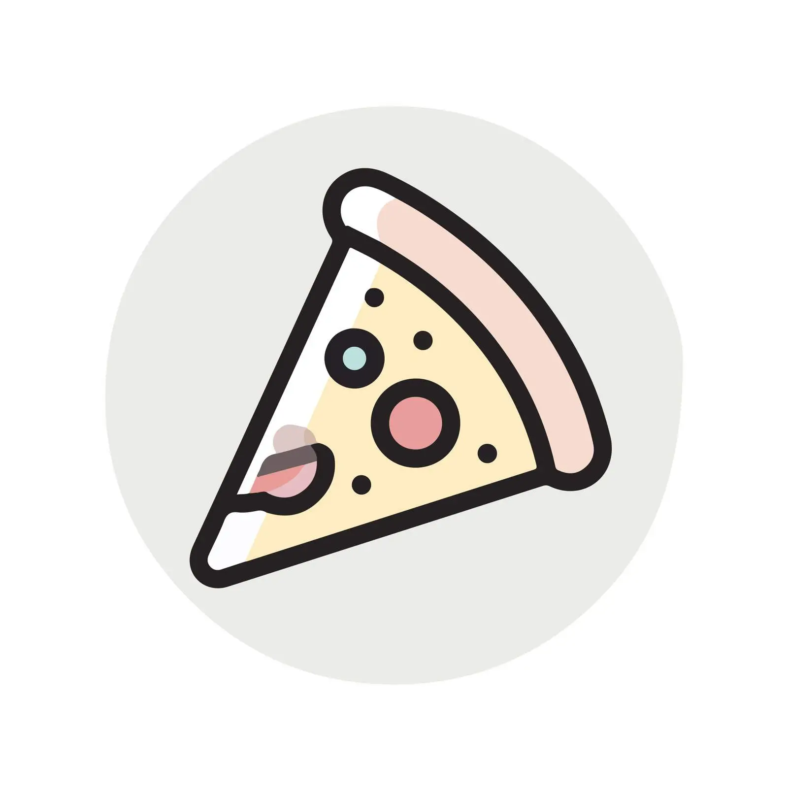 Pizza Slice Icon free images image from Dotvec
