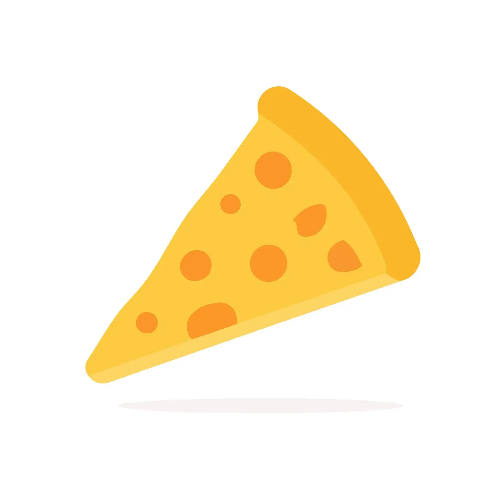 Pizza Slice Flat Icon Design — free download from Dotvec