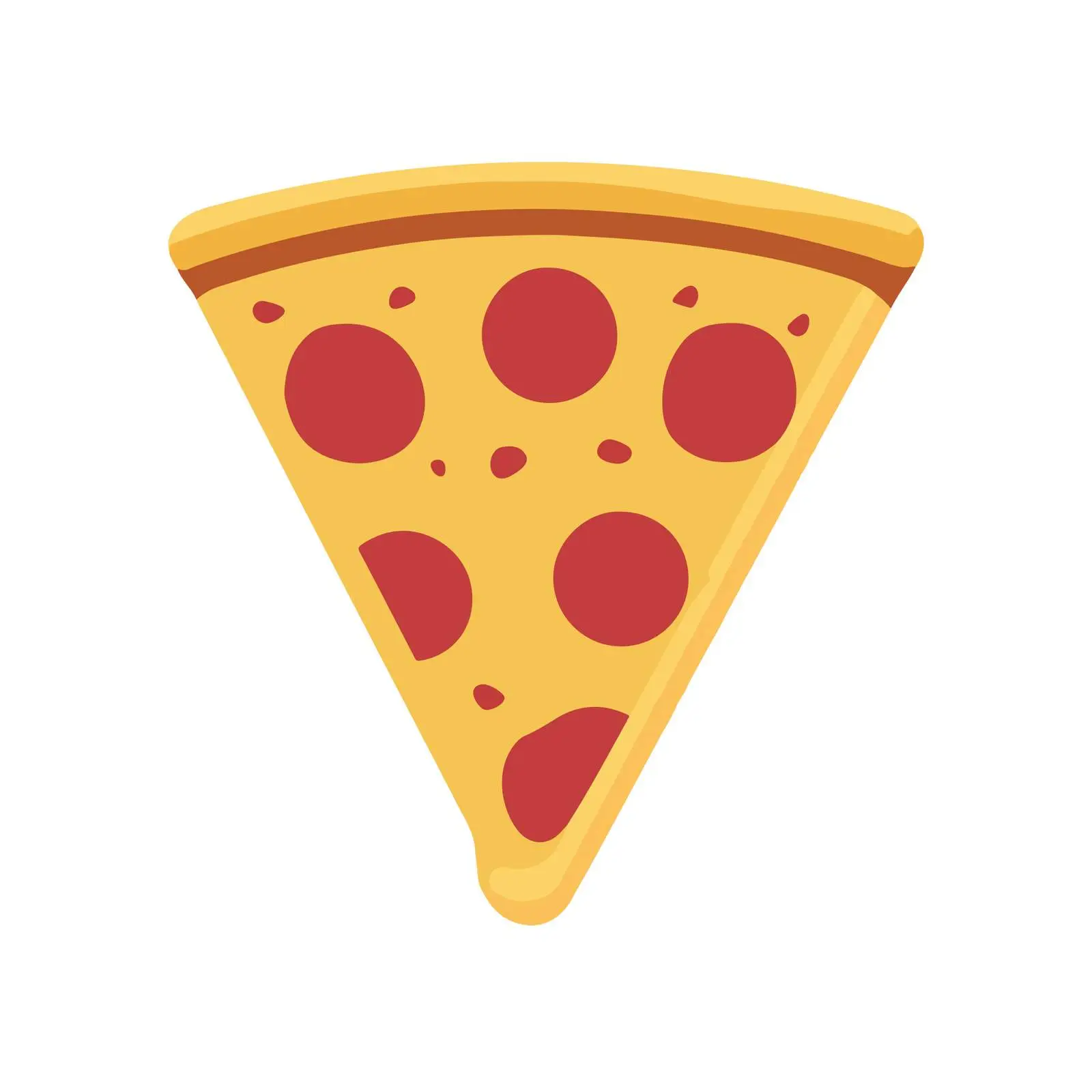 Pizza Slice Icon Flat Design — free download from Dotvec