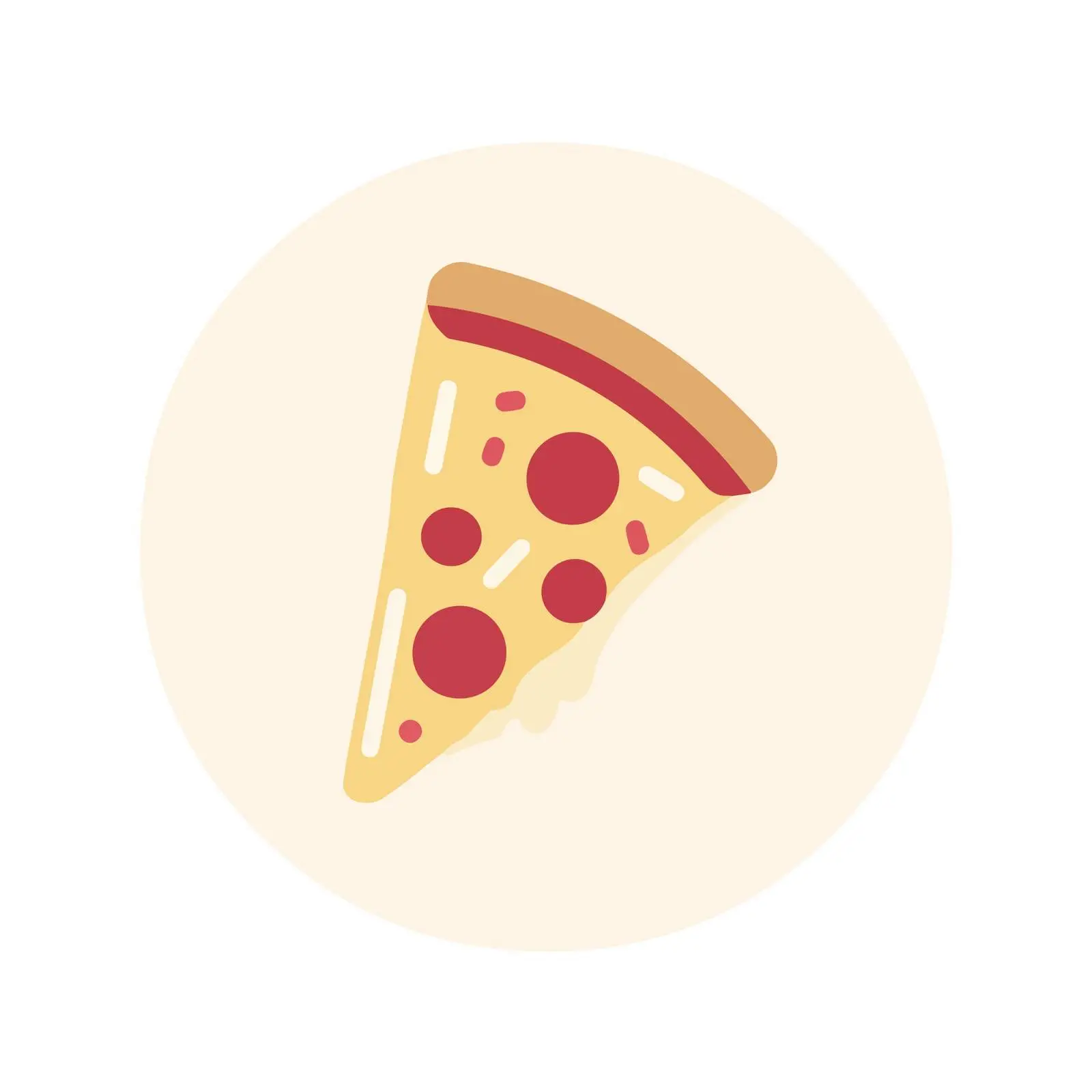 Pizza Slice Icon Design — free download from Dotvec