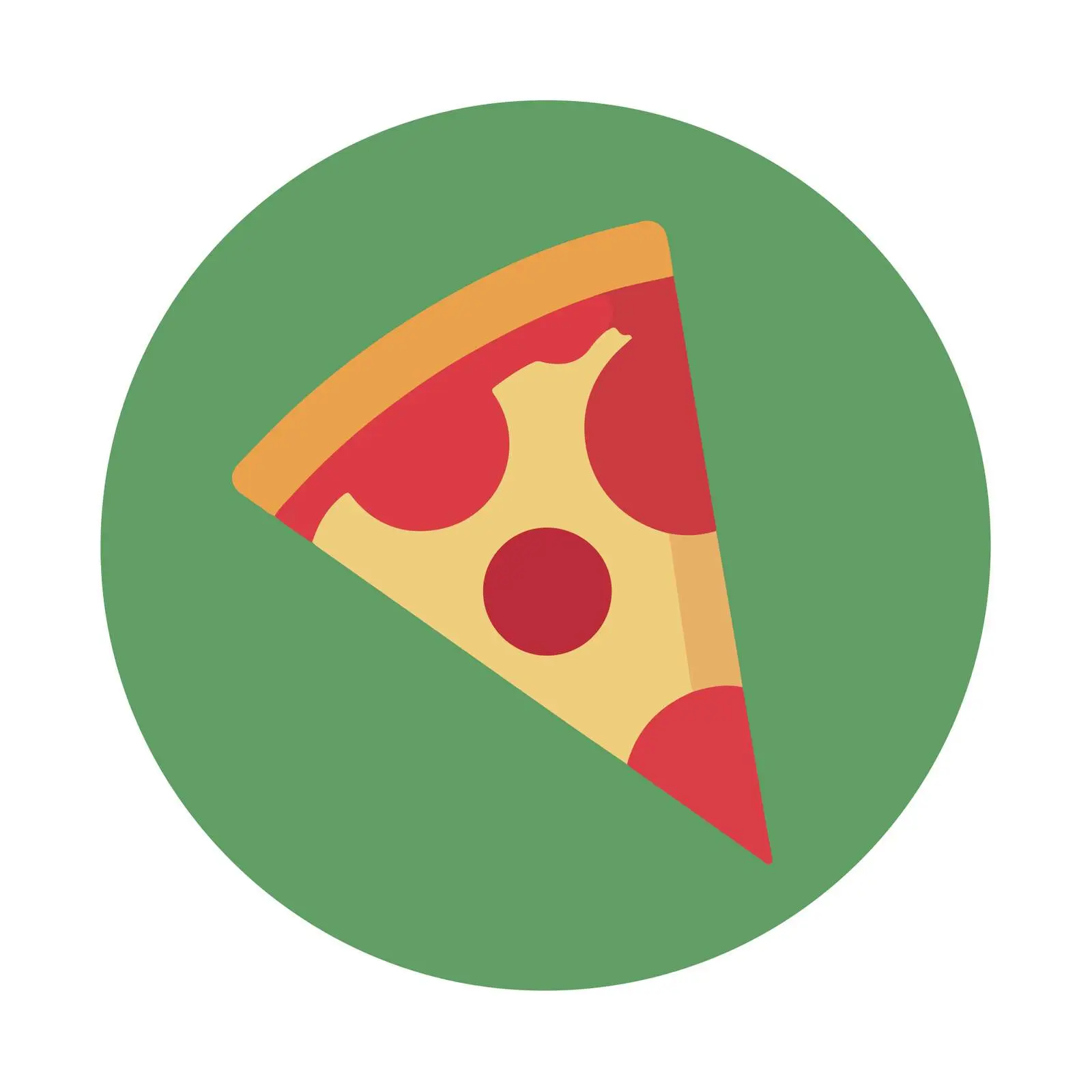 Minimalist Pizza Slice Icon — free download from Dotvec