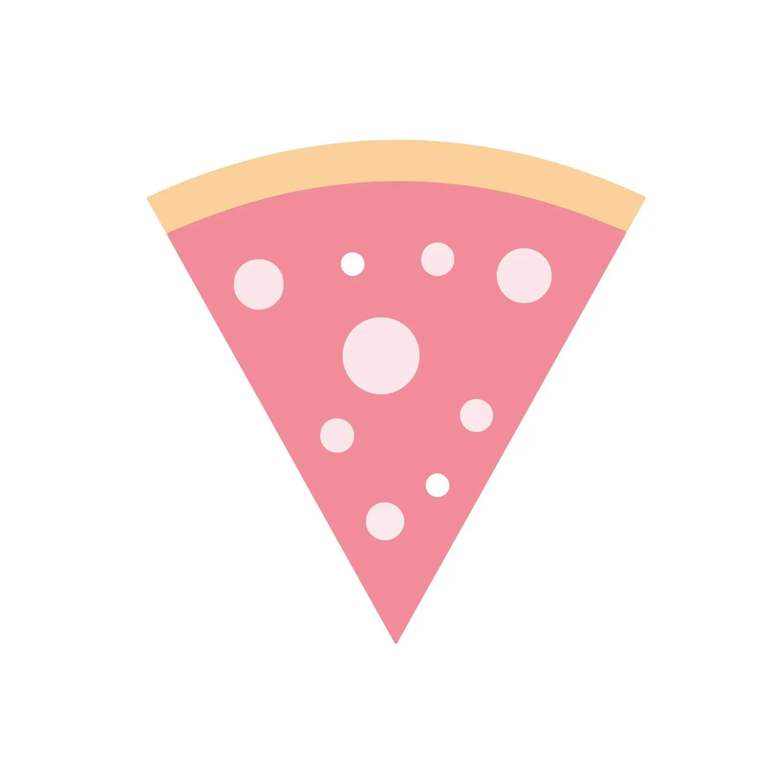 Pizza Slice Flat Icon — free download from Dotvec