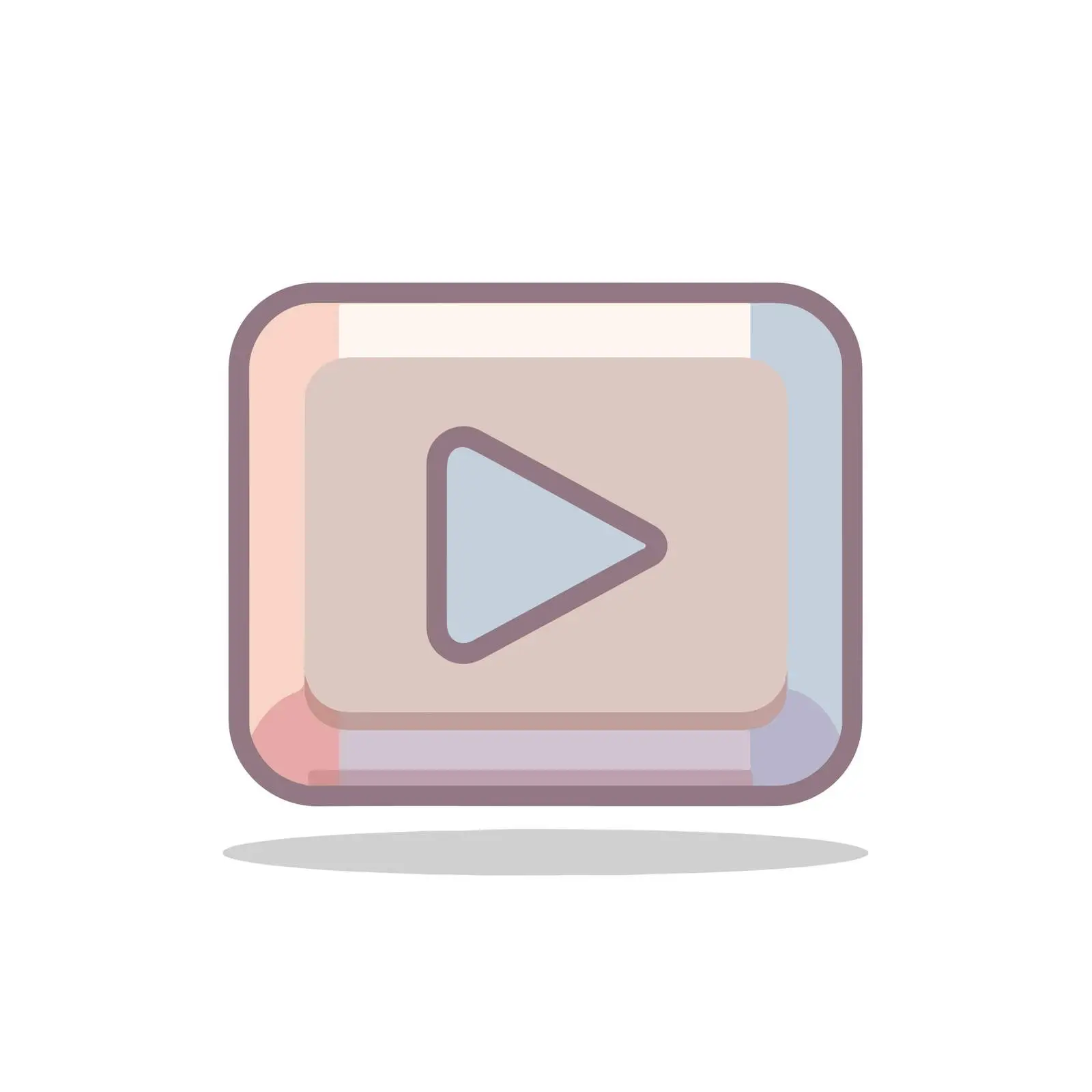 Play Button Icon Design — free download from Dotvec