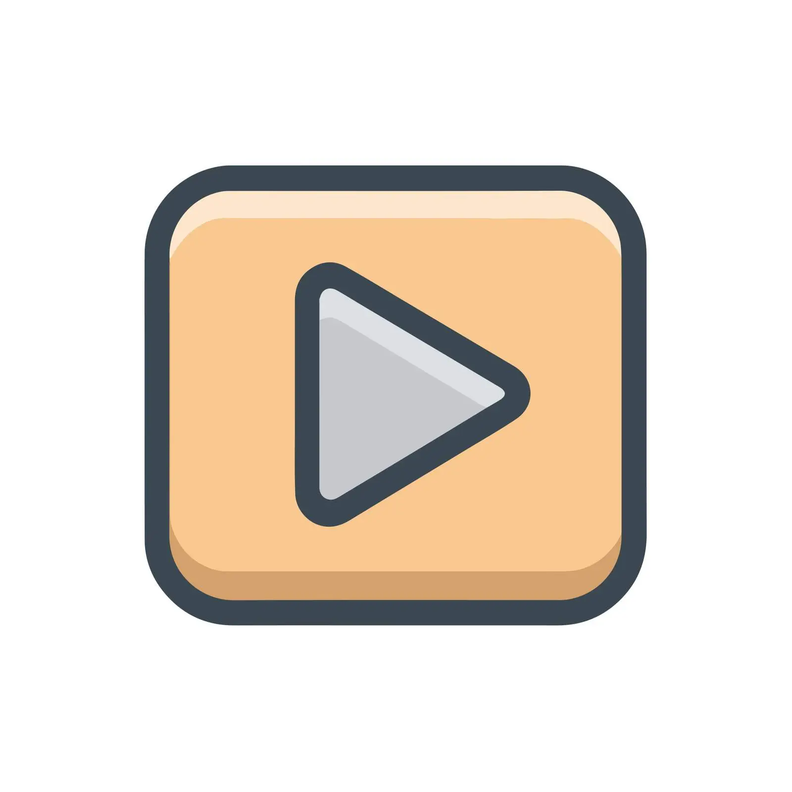 Professional Play Button Icon Design — free download from Dotvec