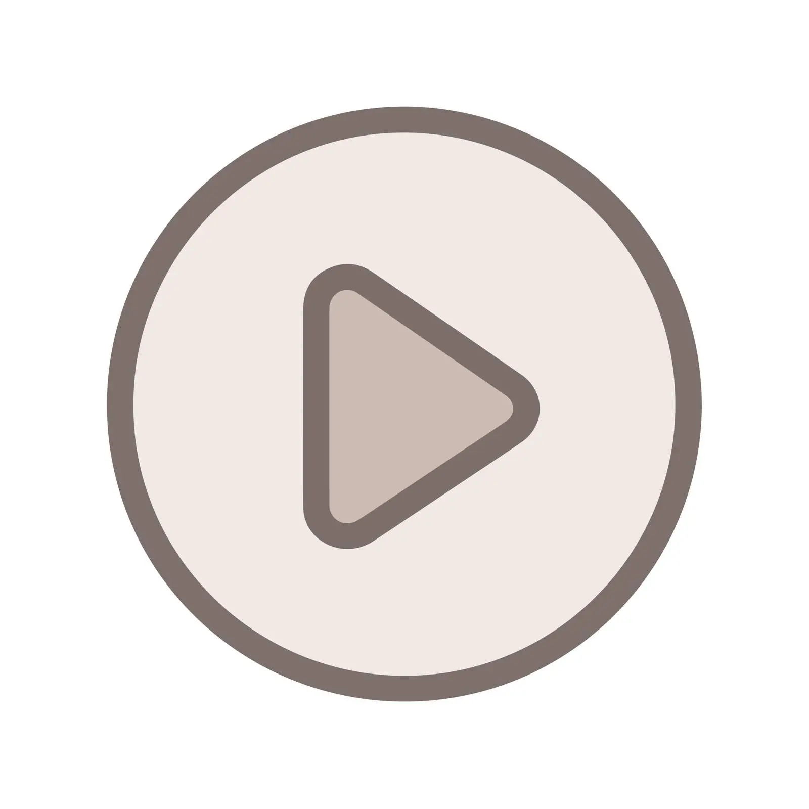 Modern Play Button Icon — free download from Dotvec