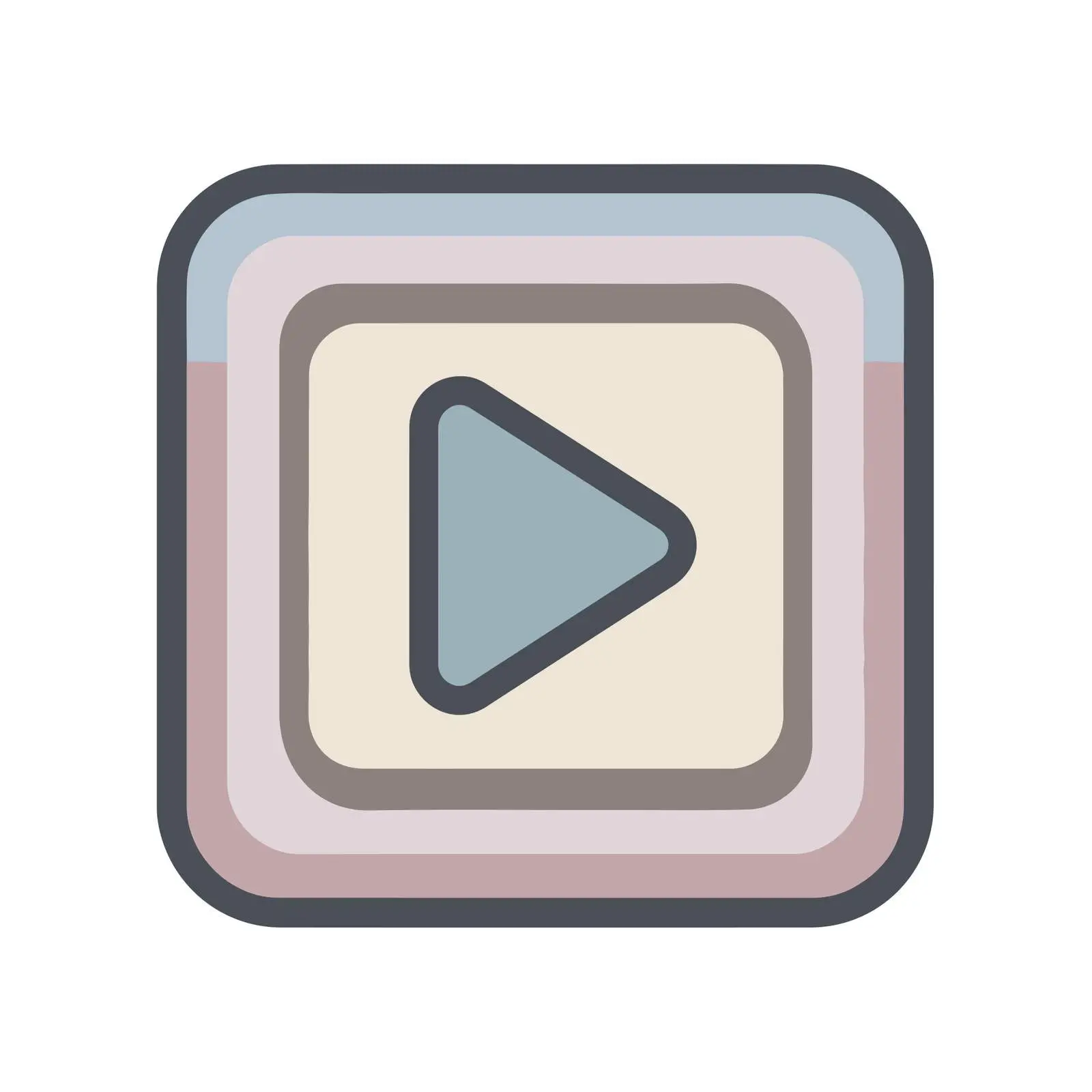 Muted Play Button Icon — free download from Dotvec